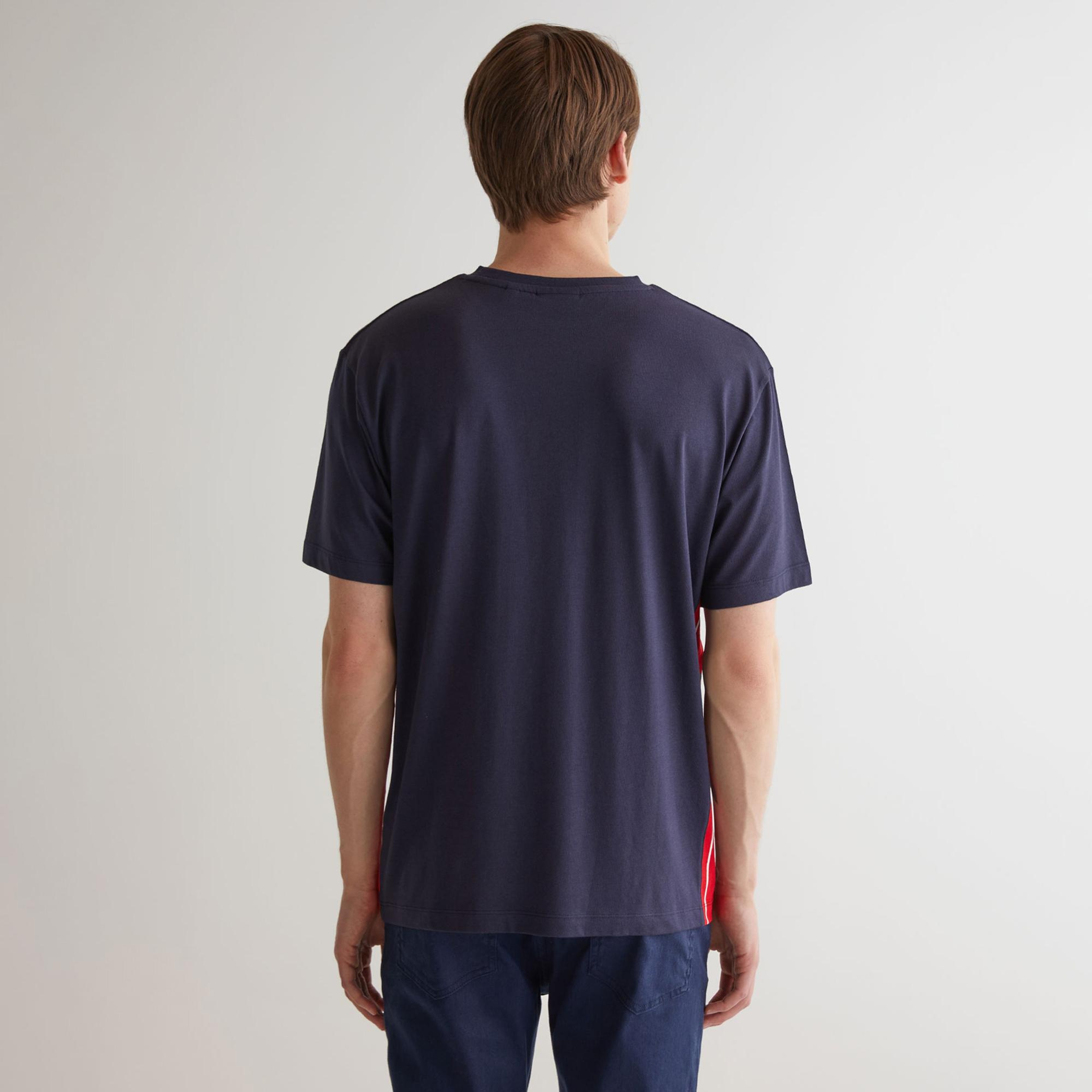 GANT Erkek Lacivert Regular Fit T-Shirt