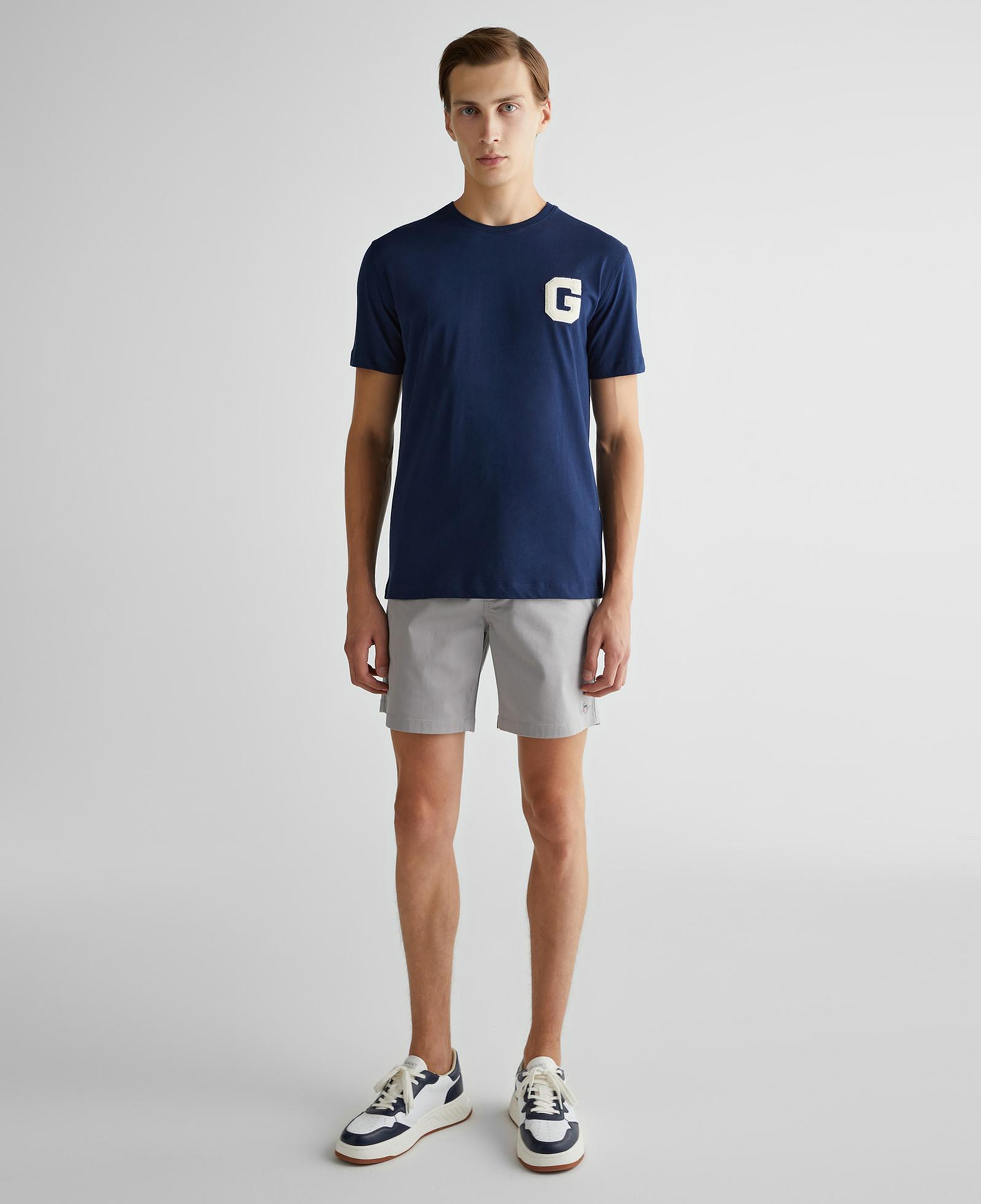 GANT Erkek Gri Regular Fit Şort