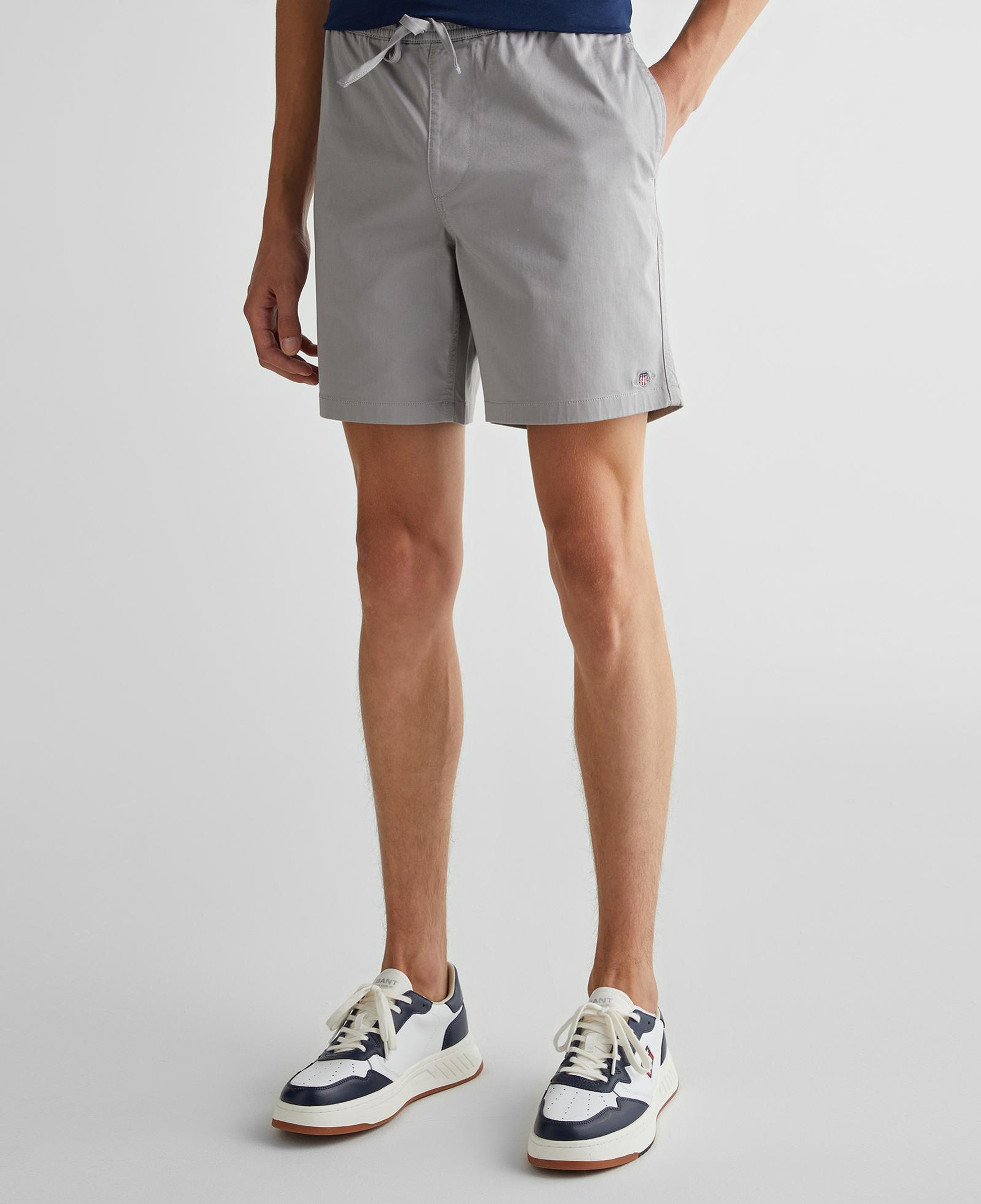 GANT Erkek Gri Regular Fit Şort