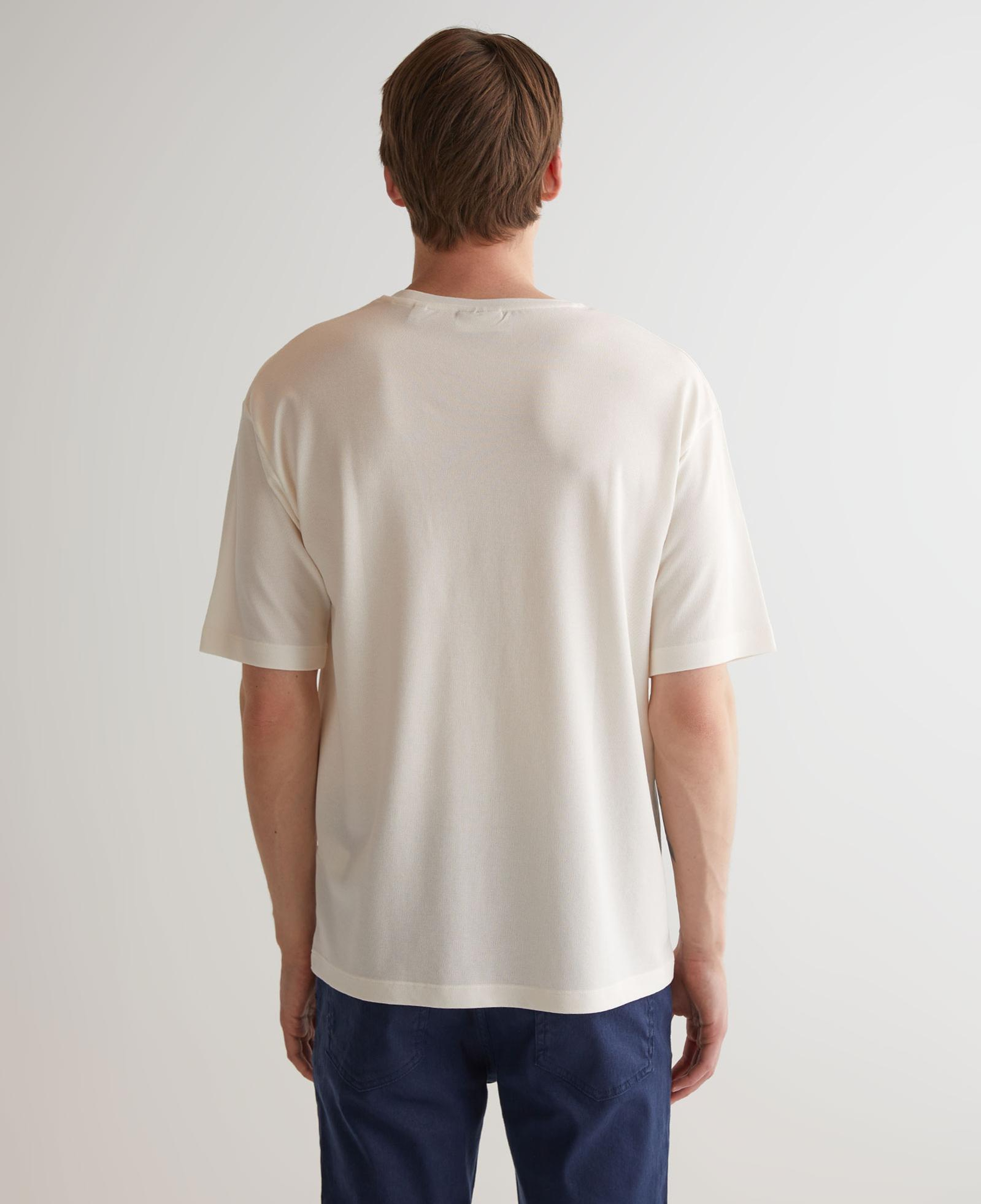GANT Erkek Krem Regular Fit Bisiklet Yaka Logolu T-shirt
