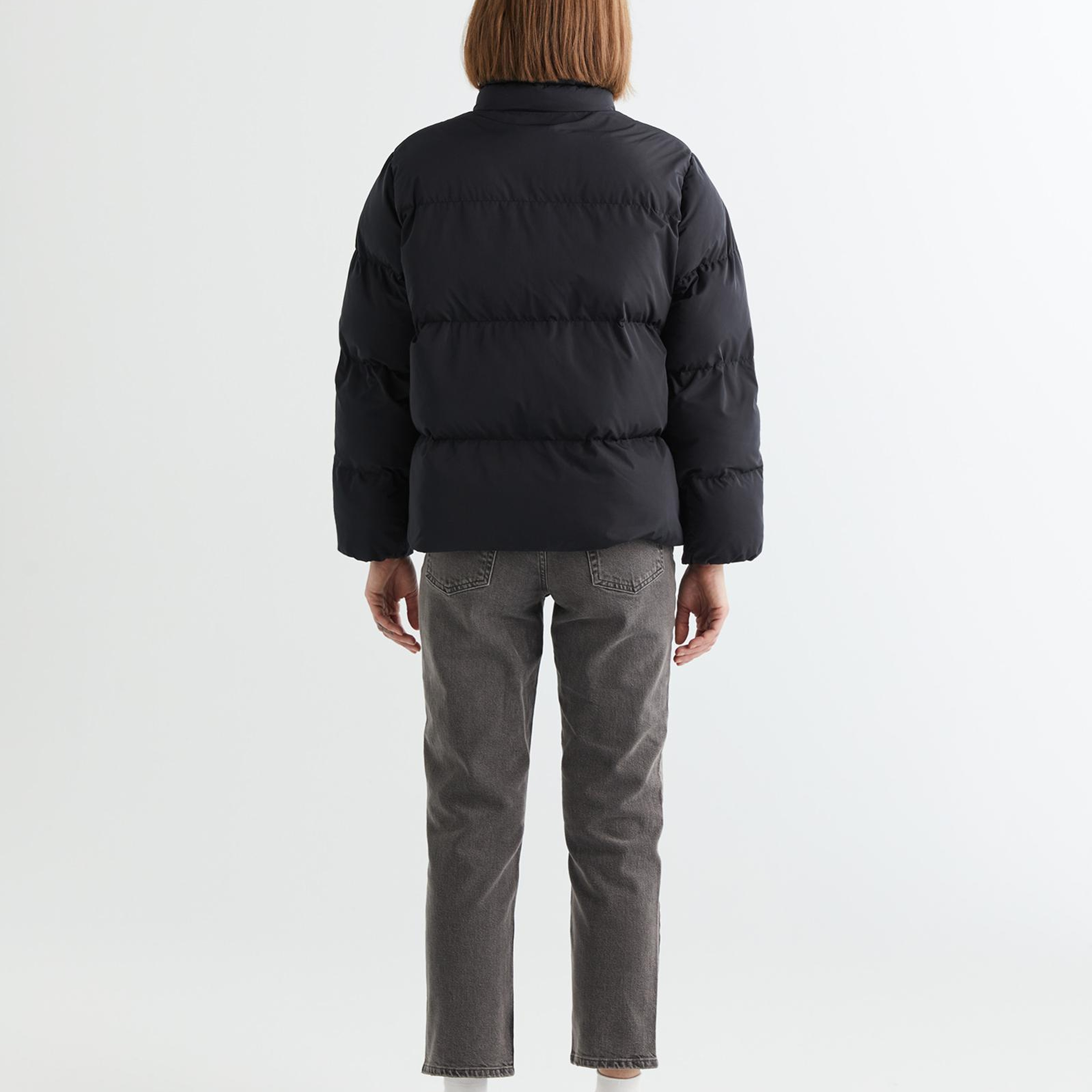 GANT Kadın Siyah Dik Yaka Mont