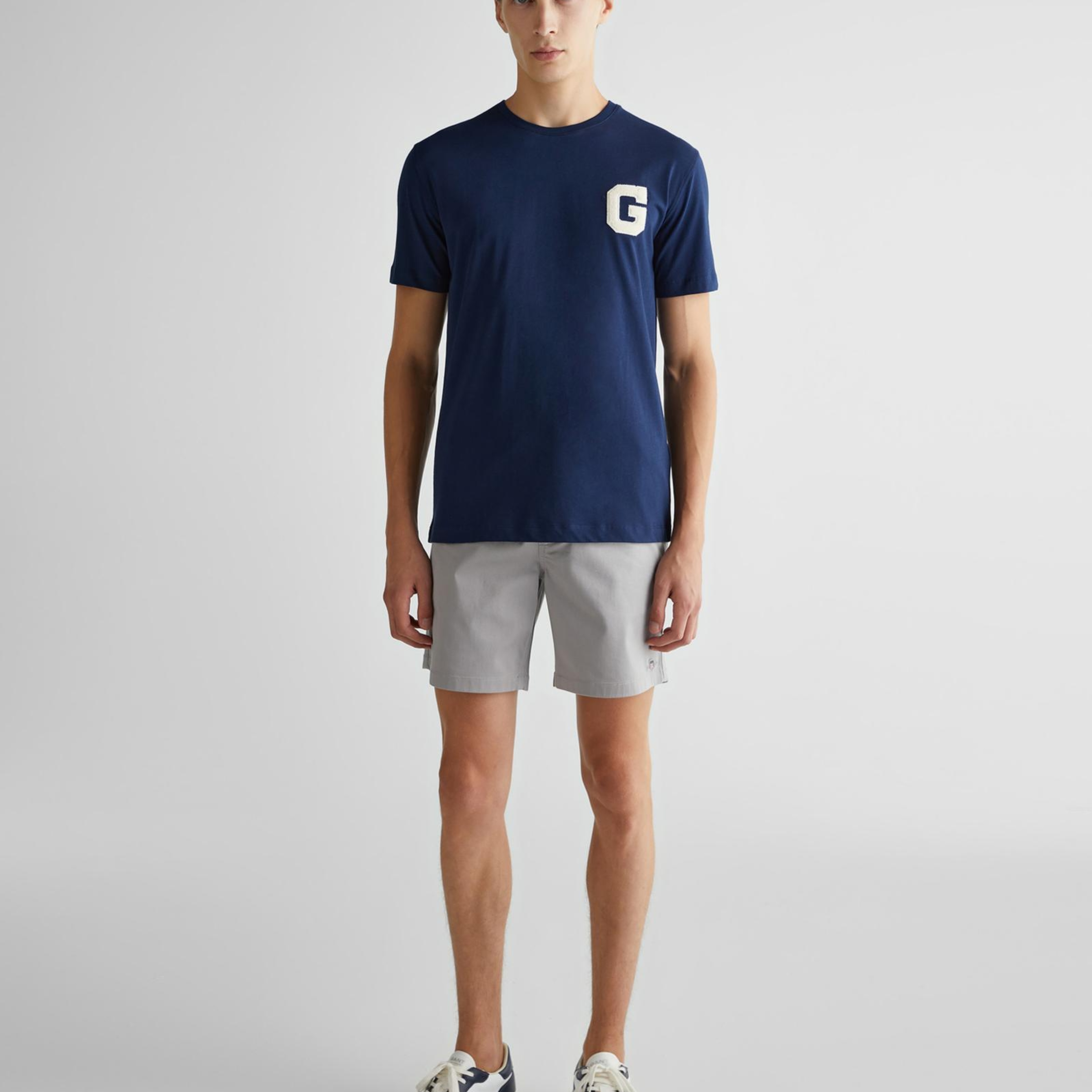 GANT Erkek Gri Regular Fit Şort