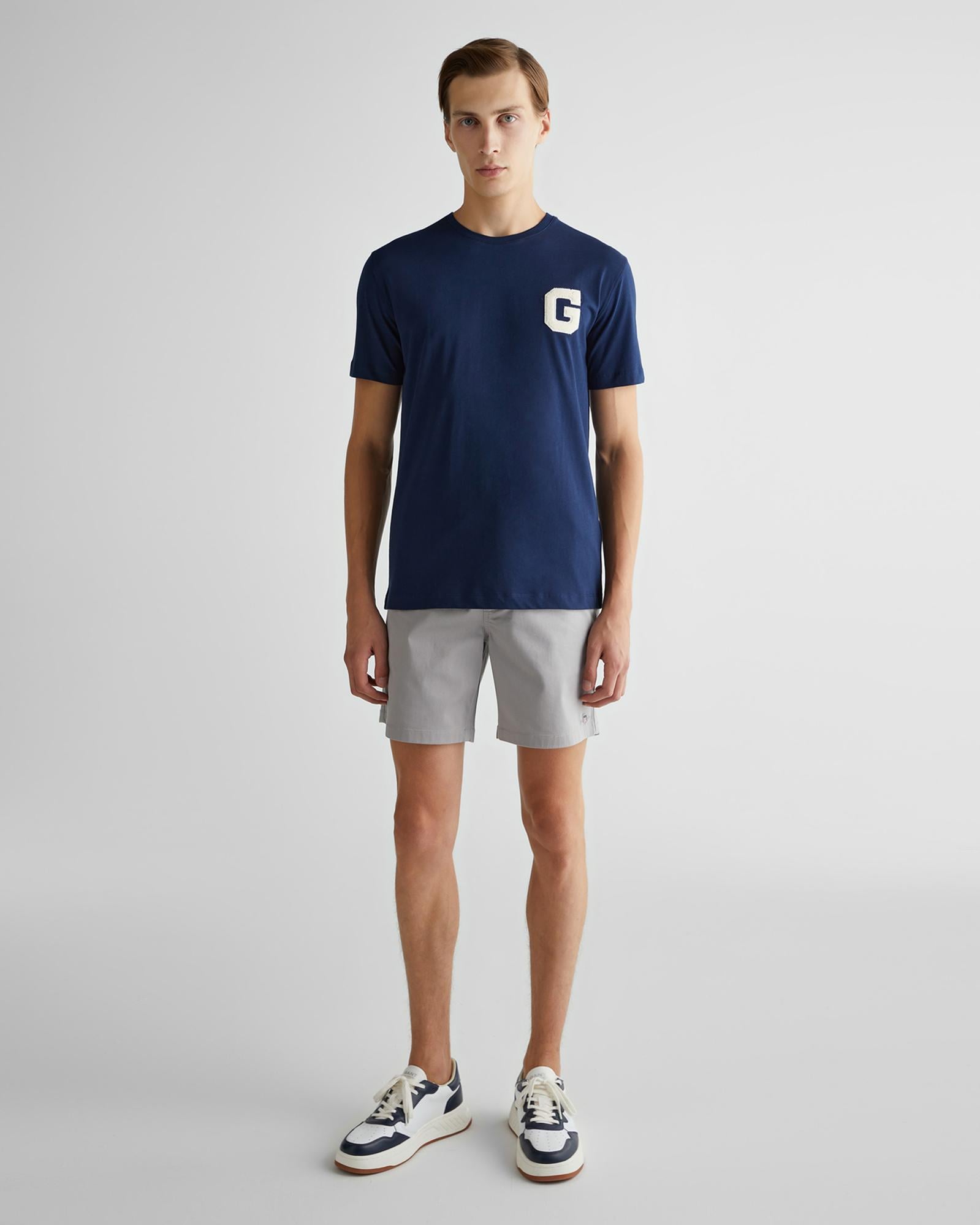 GANT Erkek Gri Regular Fit Şort