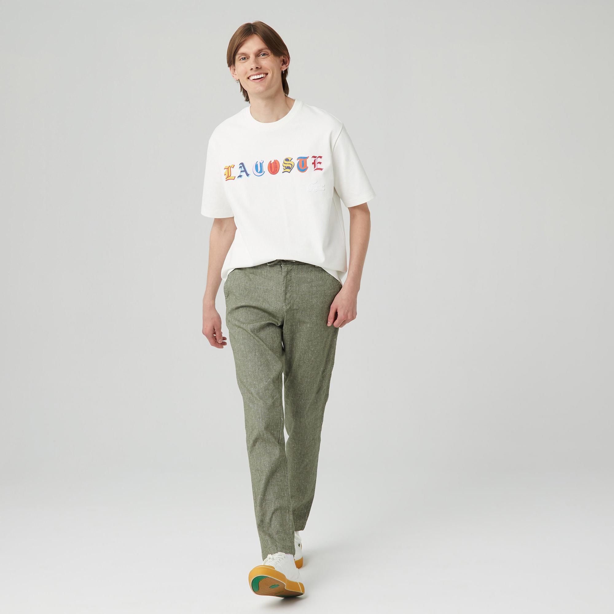 Erkek Slim Fit Haki Pantolon