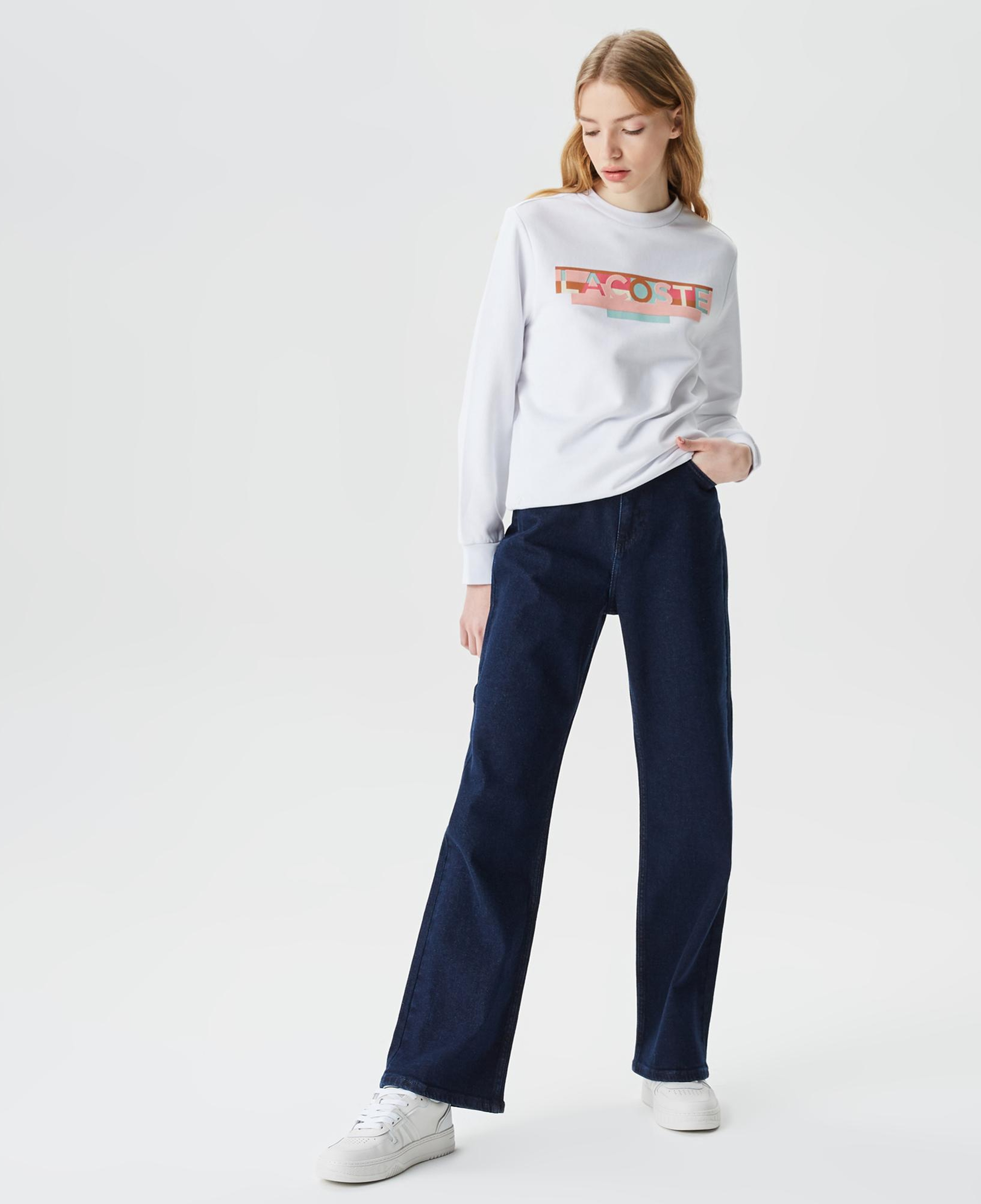 Kadın Straight Fit Lacivert Jean Pantolon