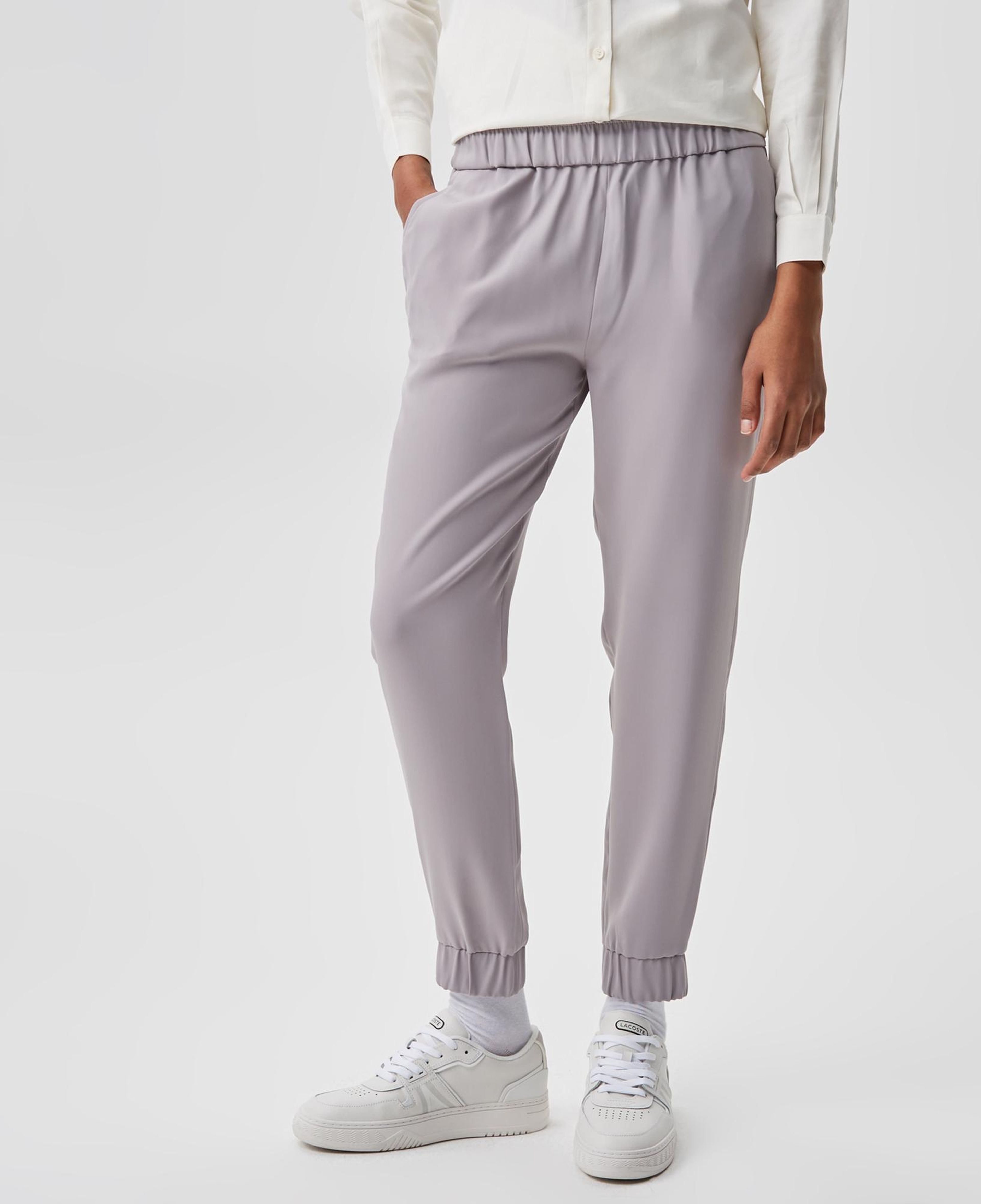 Kadın Tapered Fit Gri Pantolon