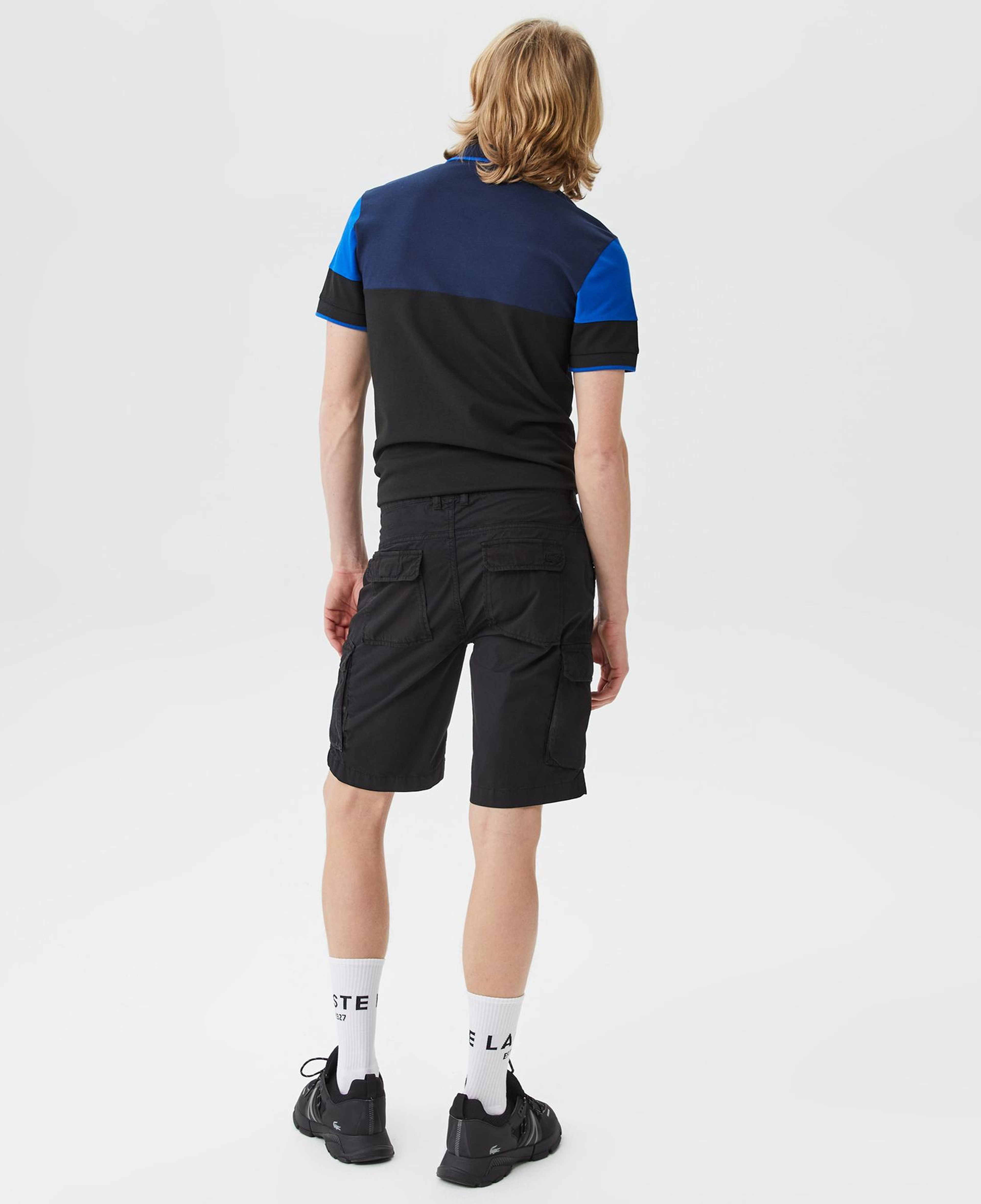 Erkek Regular Fit Siyah Bermuda