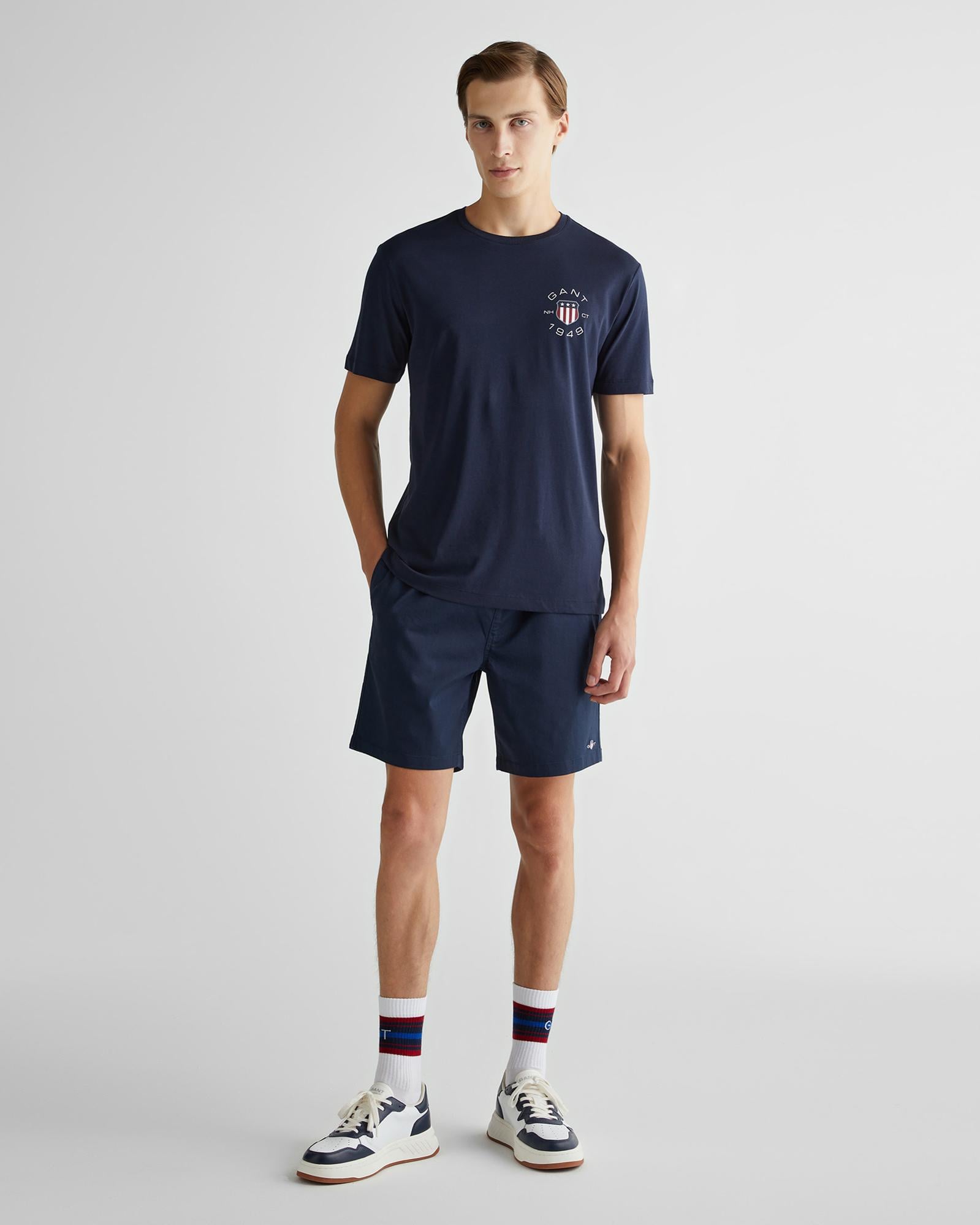 GANT Erkek Lacivert Regular Fit Şort