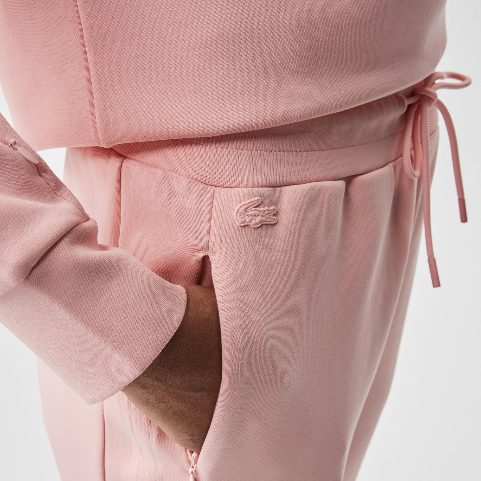 Kadın Slim Fit Baskılı Pembe Eşofman Altı