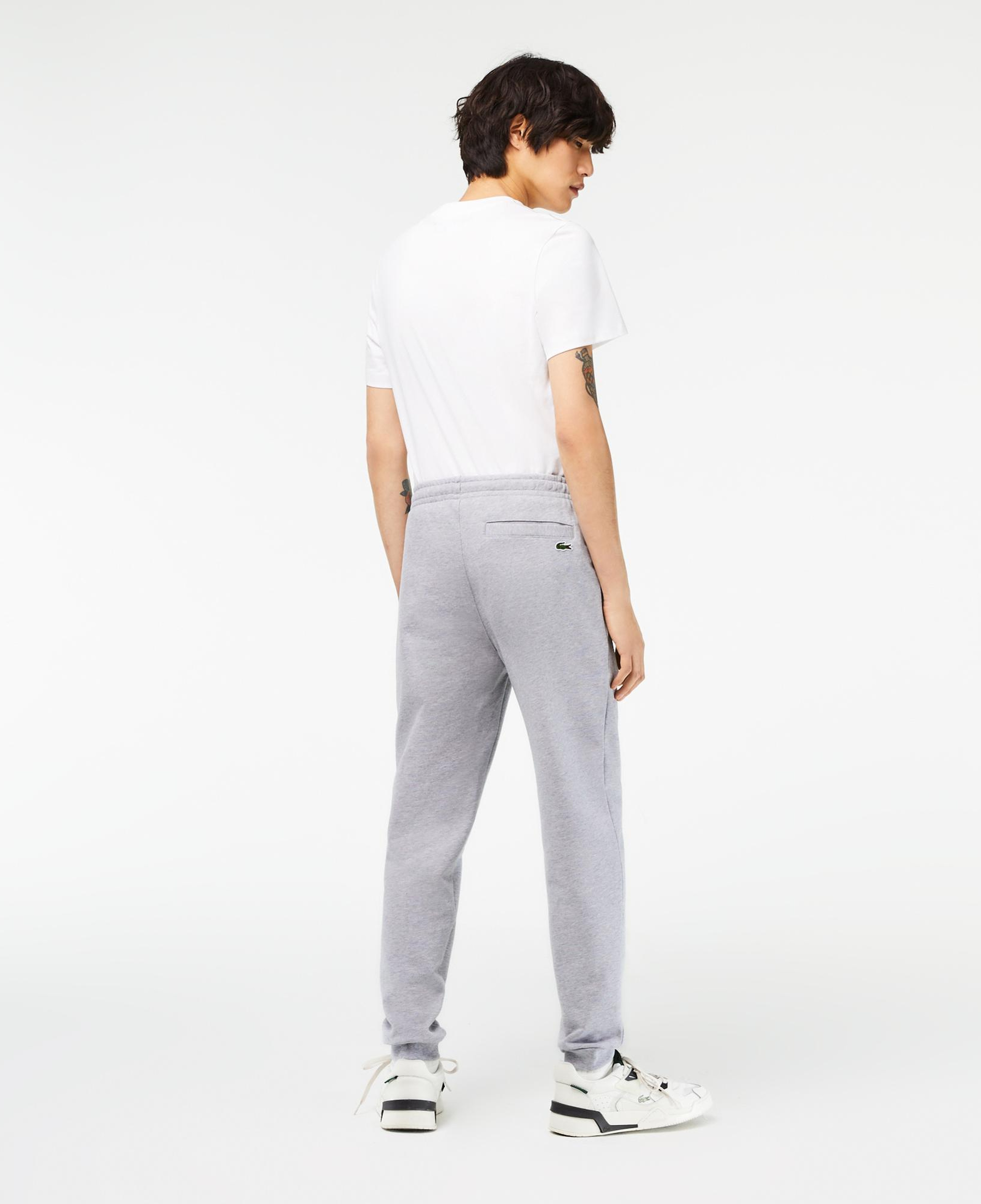 Erkek Slim Fit Baskılı Gri Eşofman Altı