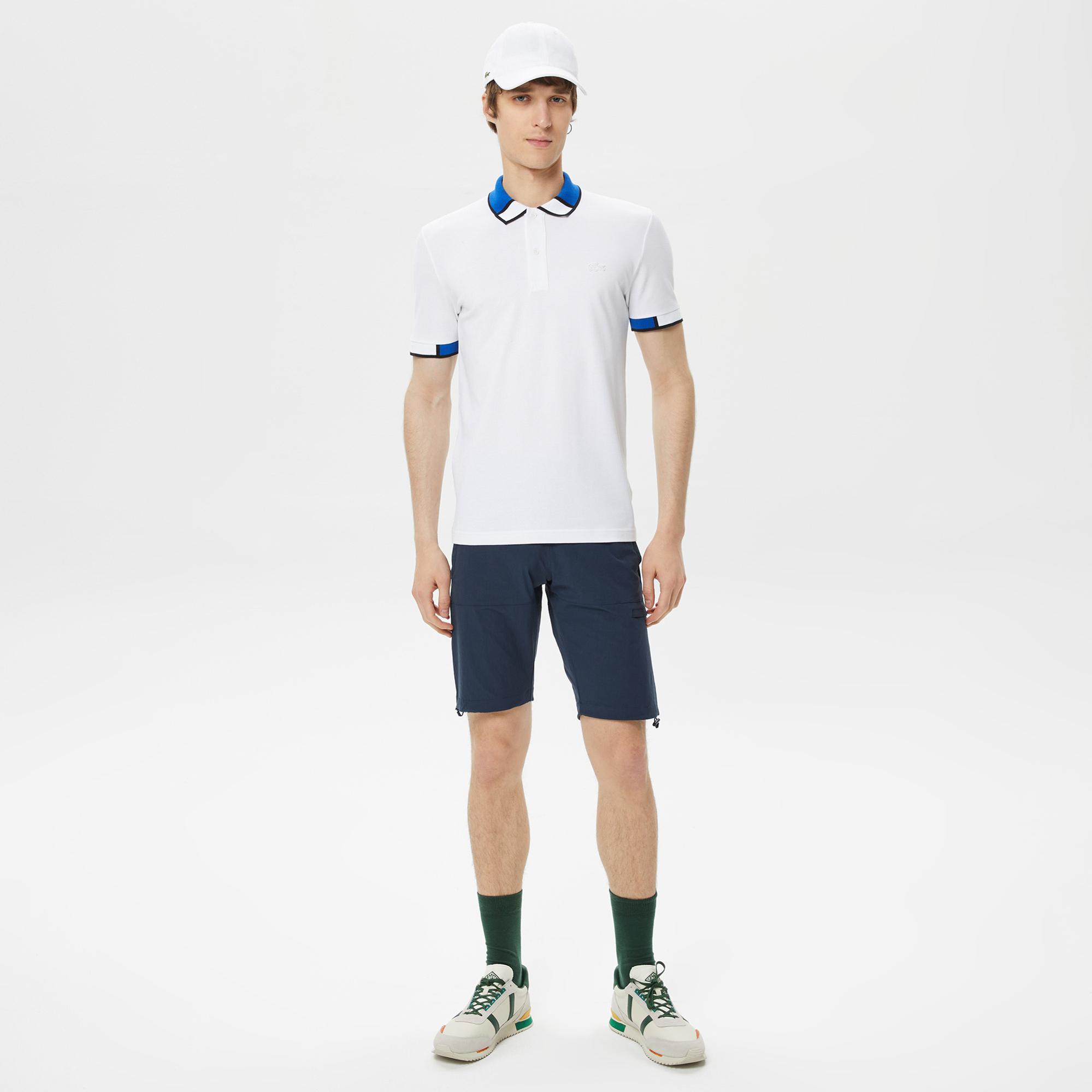 Erkek Slim Fit Lacivert Bermuda