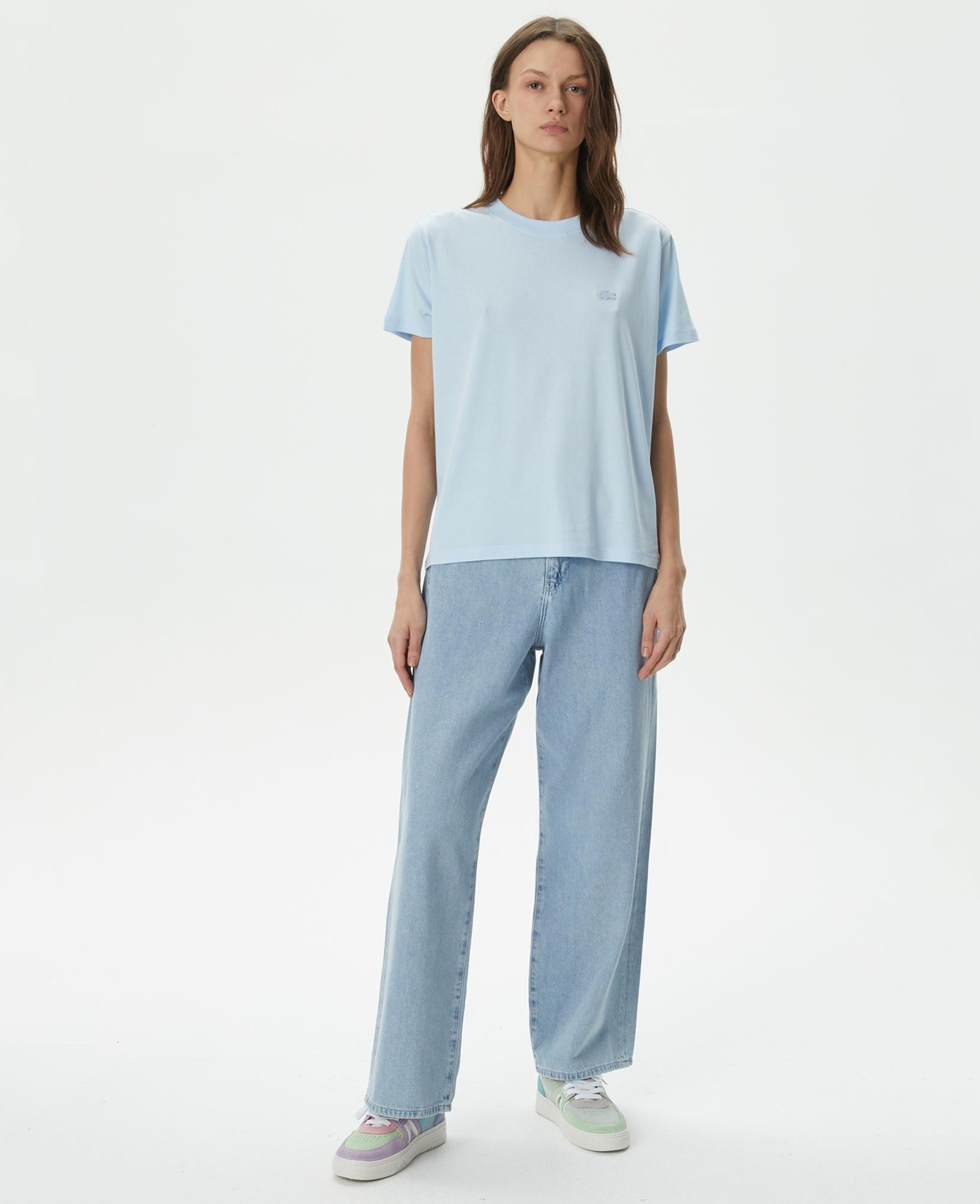 Lacoste Loose Fit Kadın Mavi Pantolon