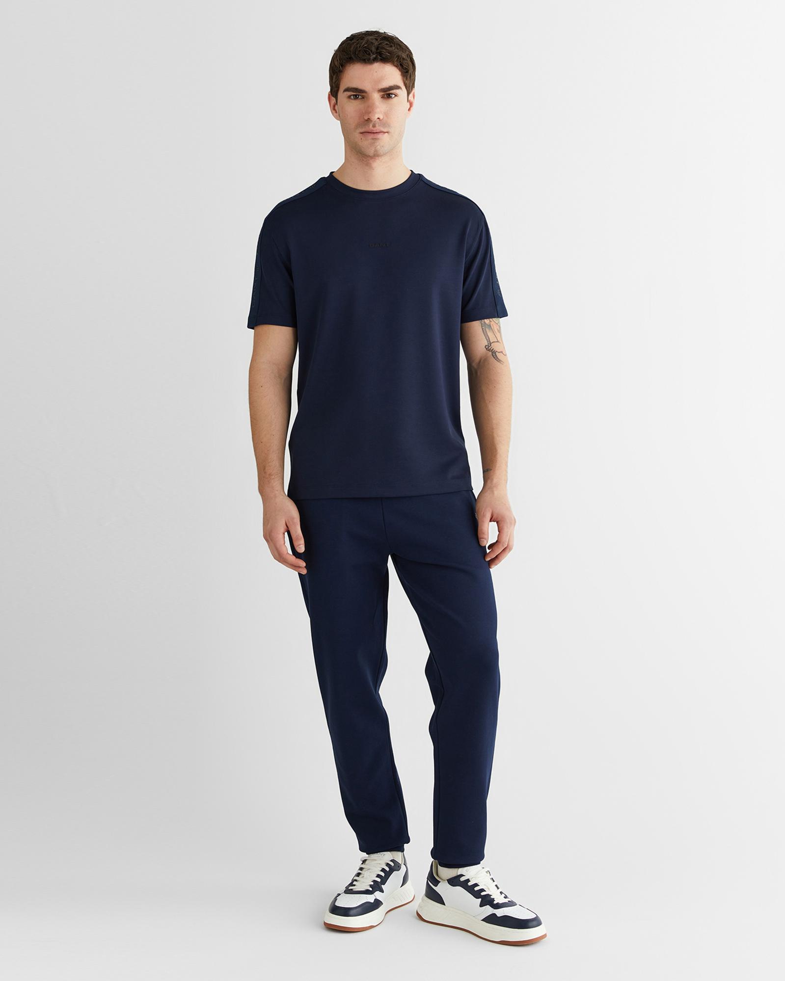 GANT Erkek Lacivert Baskılı Kısa Kollu T-Shirt