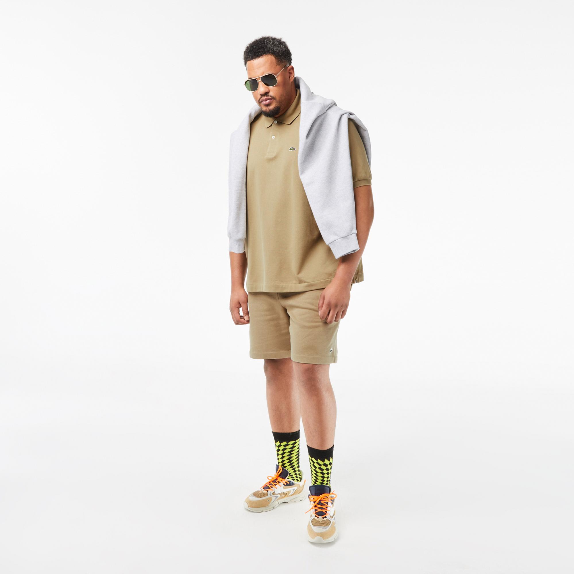 L.12.12 Erkek Classic Fit Bej Polo