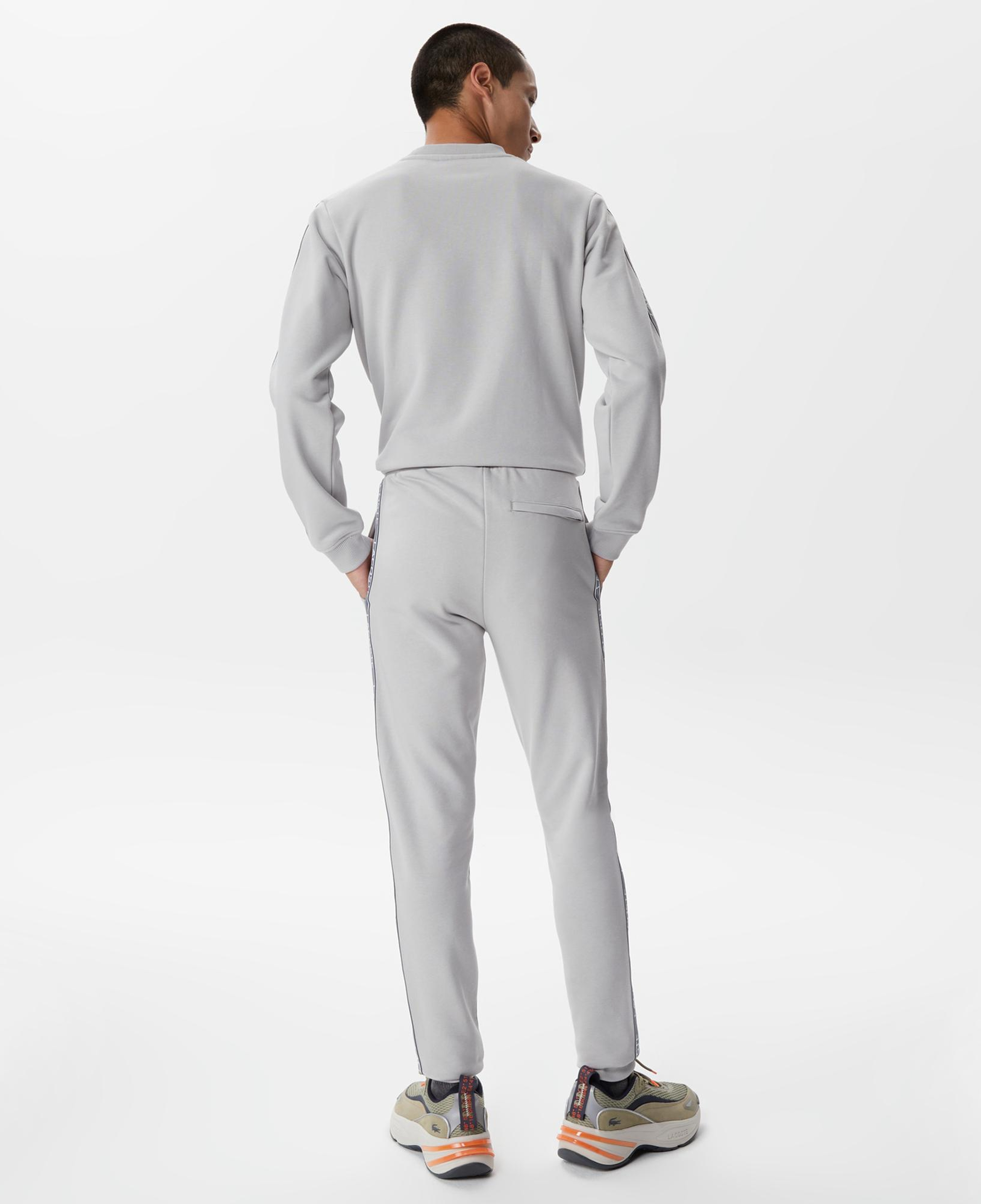 Erkek Relaxed Fit Baskılı Gri Eşofman Altı