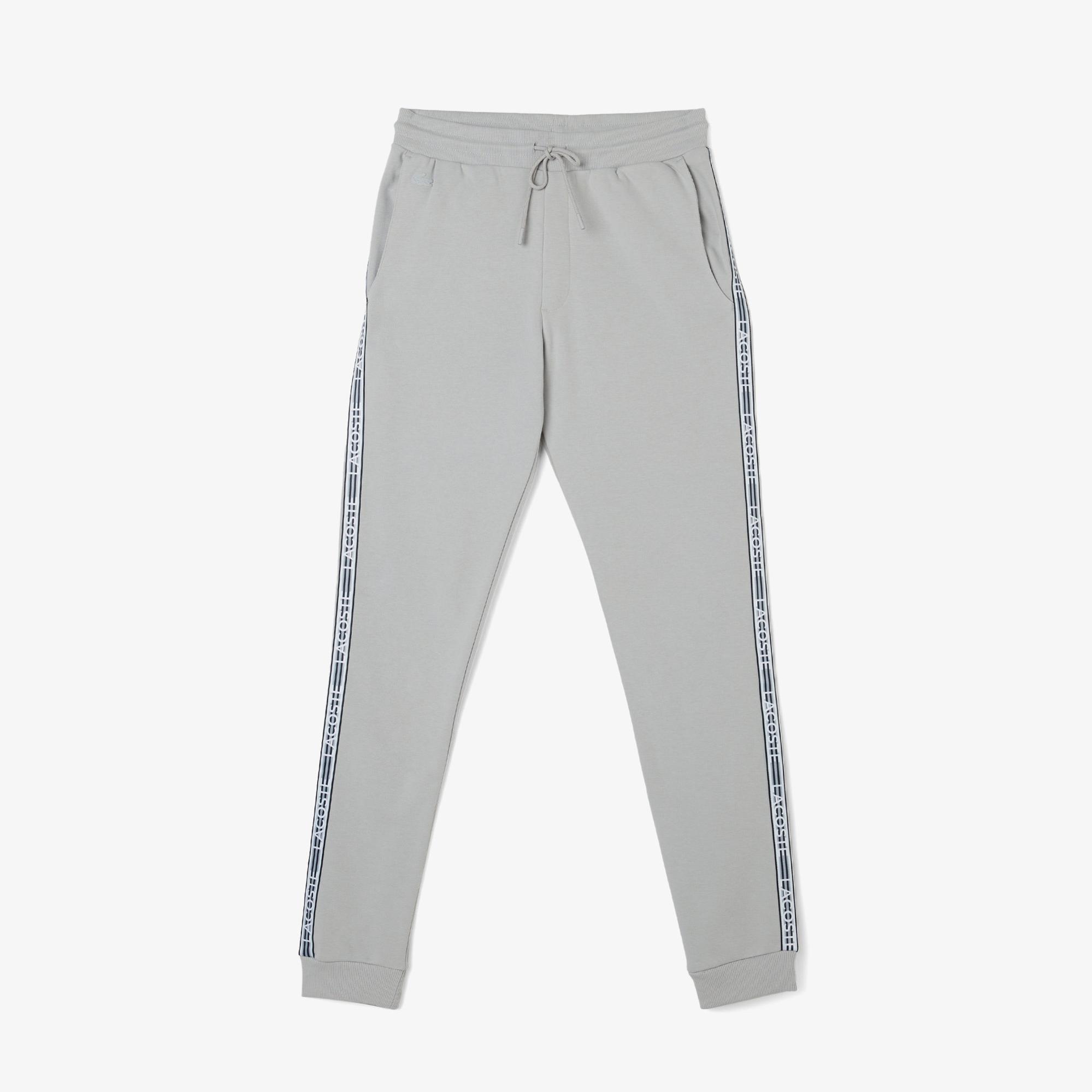 Erkek Relaxed Fit Baskılı Gri Eşofman Altı