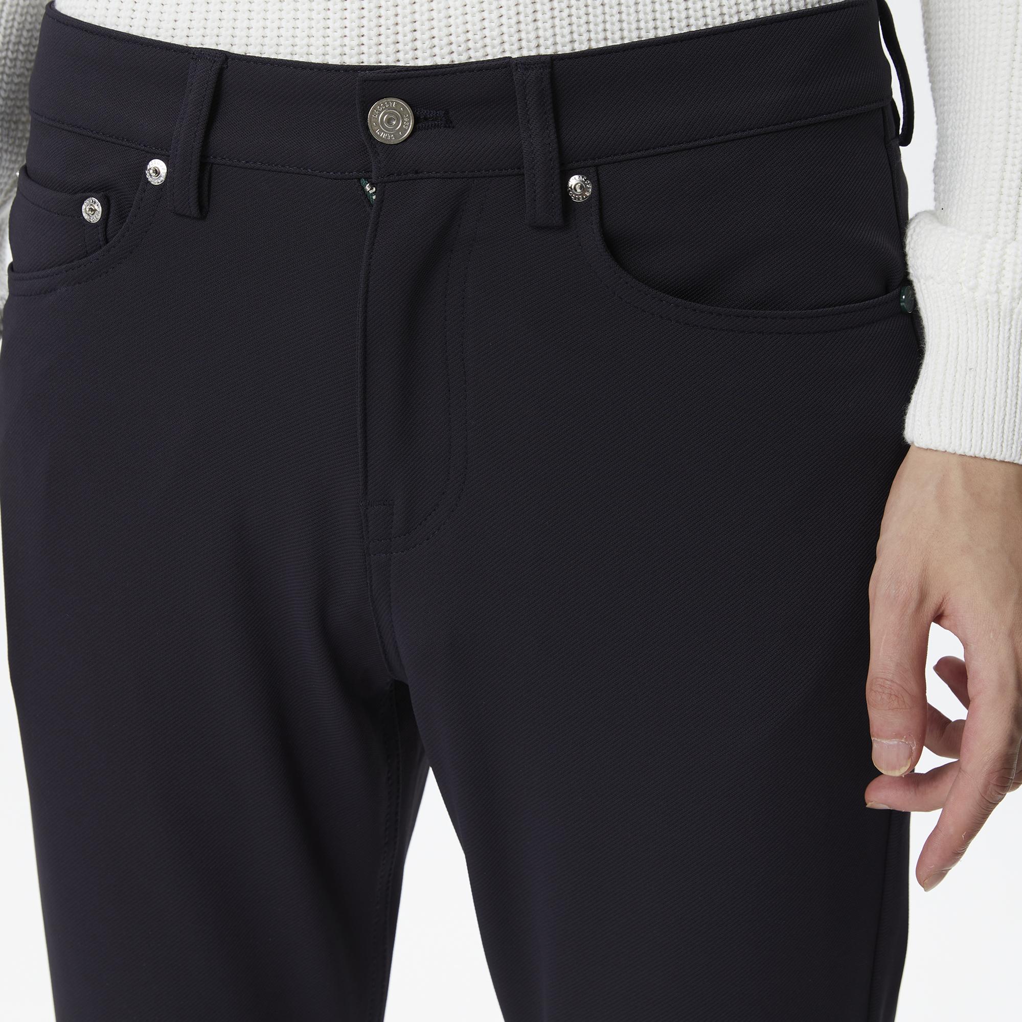 Erkek Slim Fit Siyah Pantolon