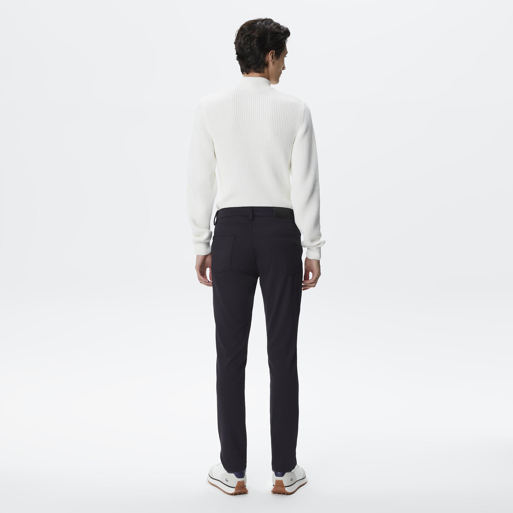 Erkek Slim Fit Siyah Pantolon