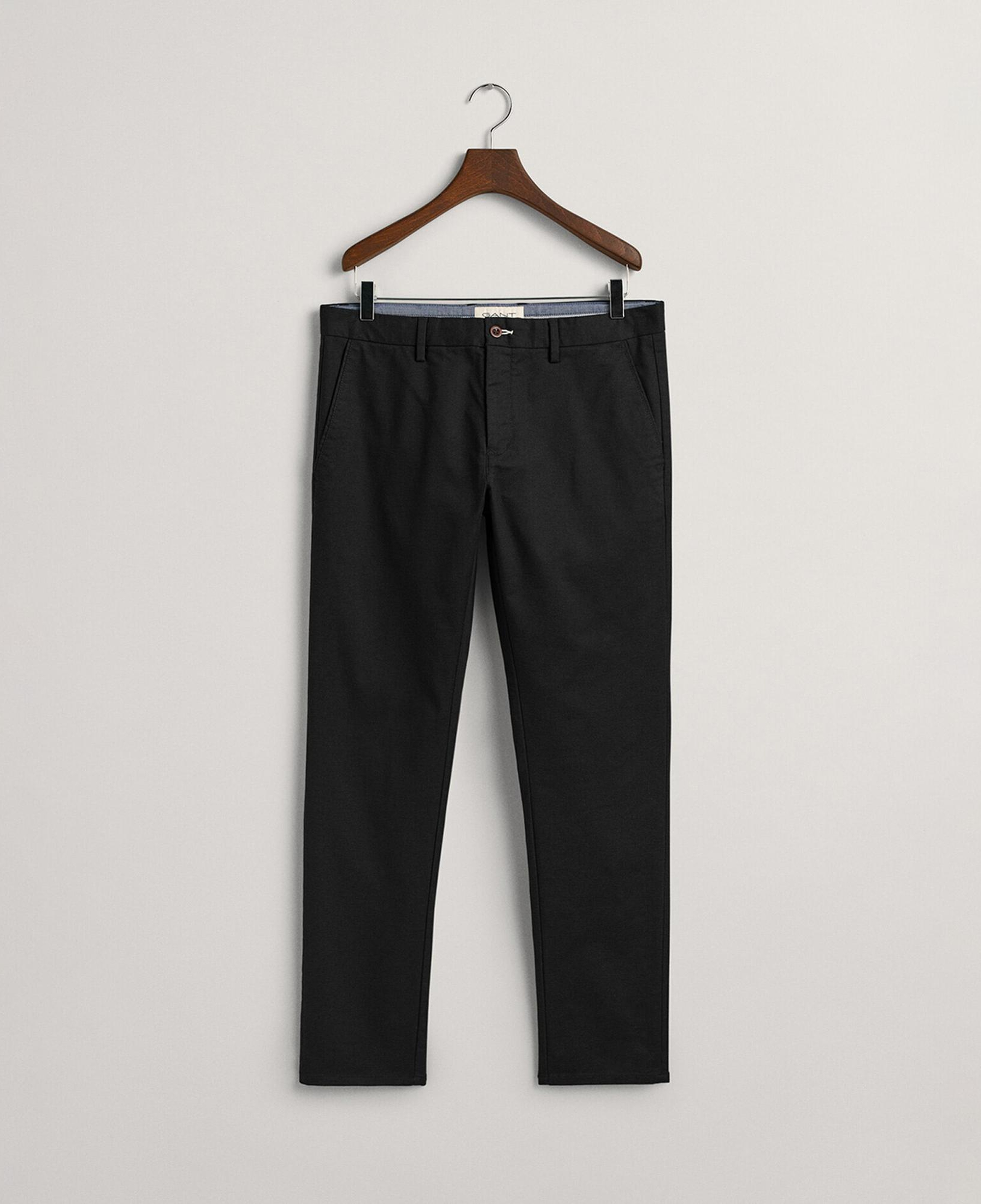 Gant Erkek Siyah Slim Fit Chino Pantolon