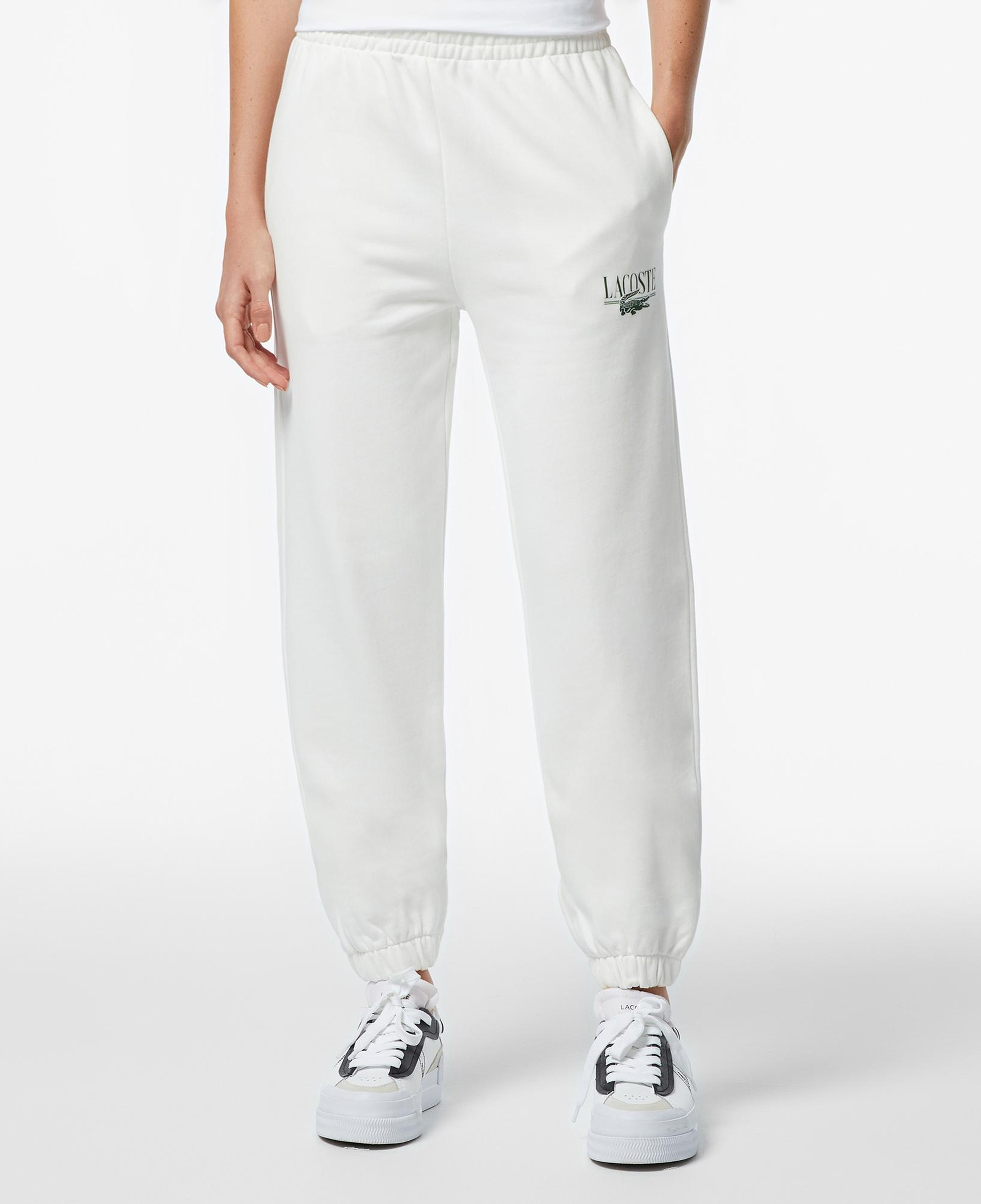 Lacoste Printed Kadın Beyaz Eşofman Altı