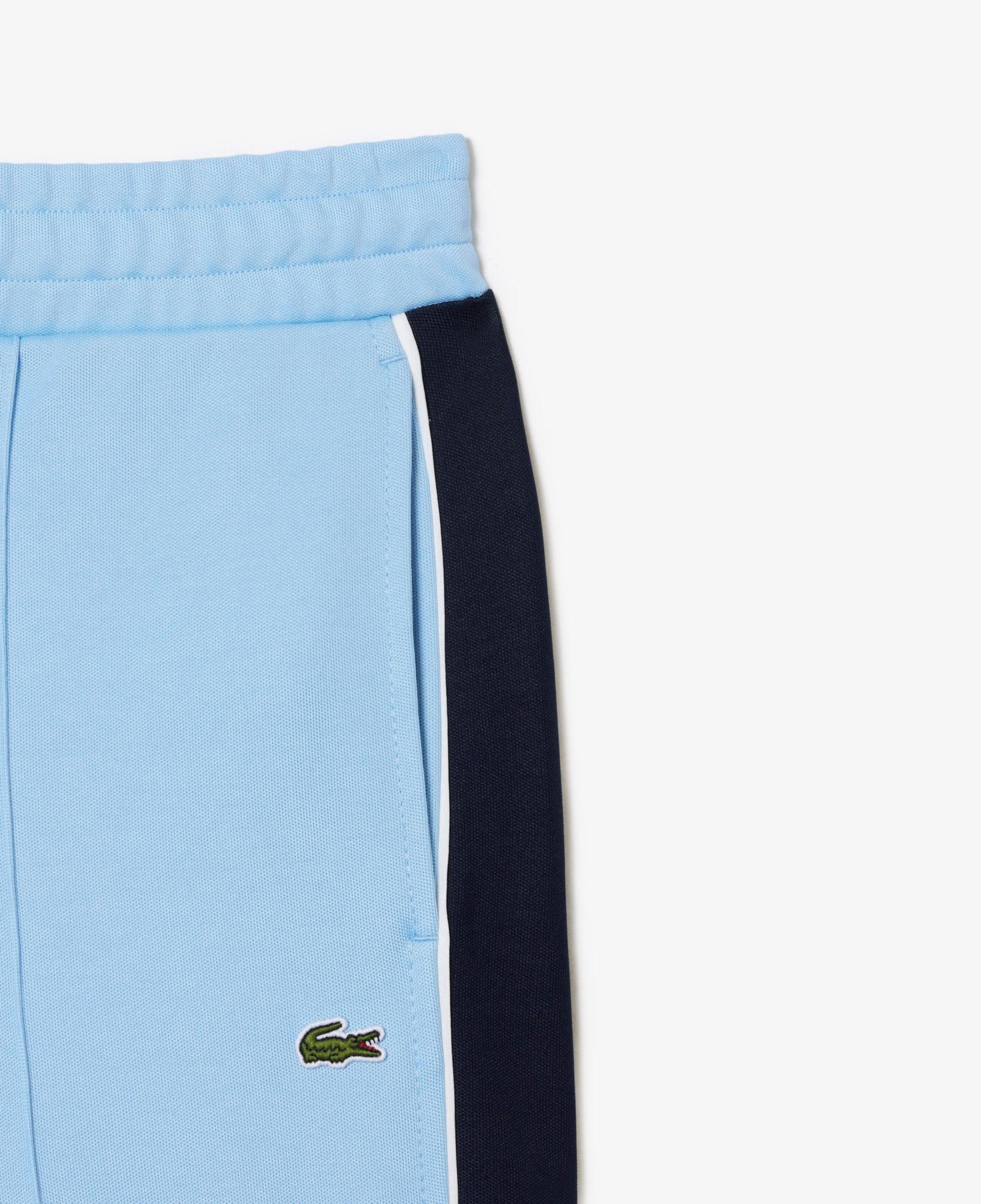 Kadın Straight Fit Renk Bloklu Mavi Eşofman Altı