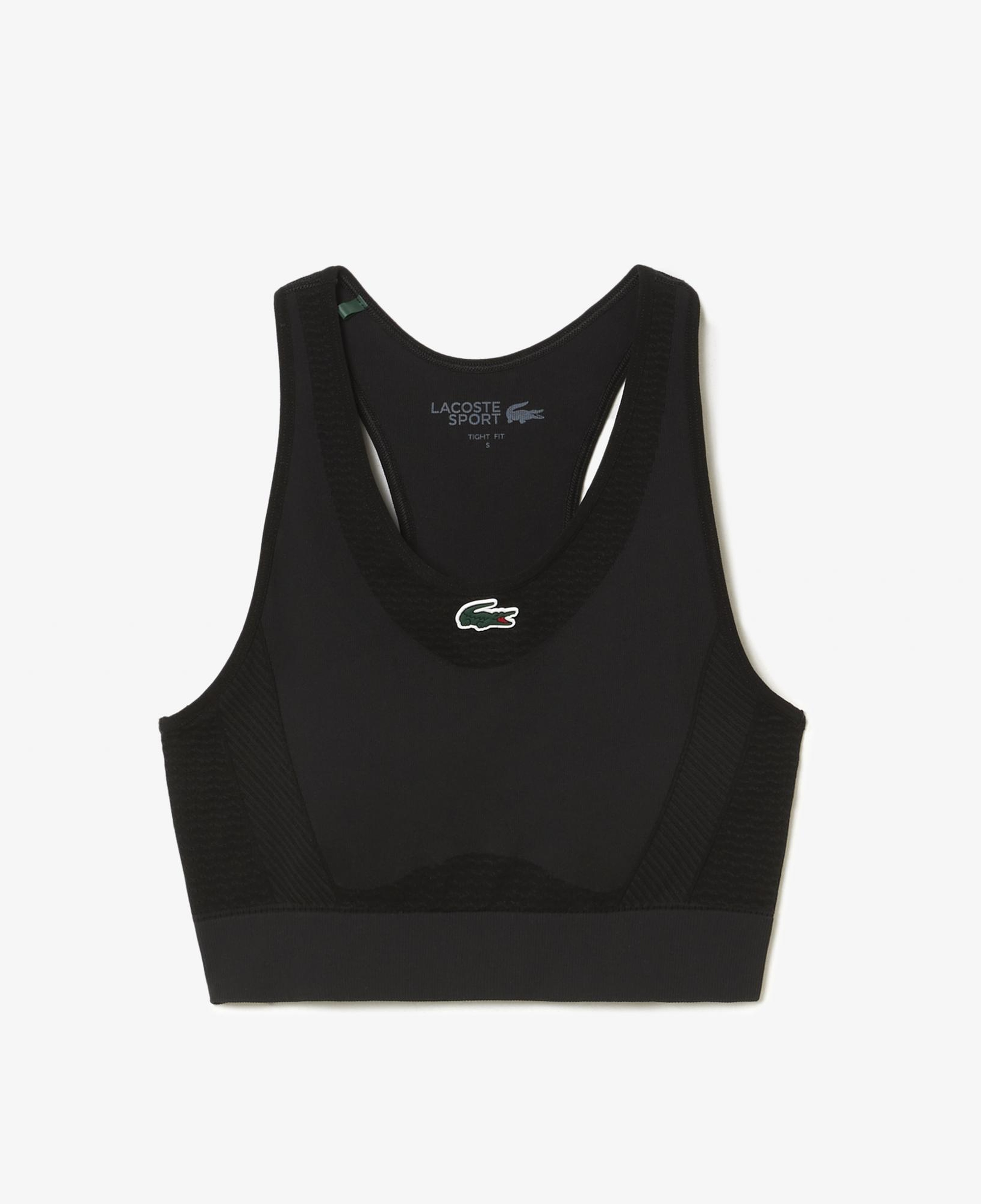Lacoste Active Kadın Slim Fit Kolsuz Siyah Bra
