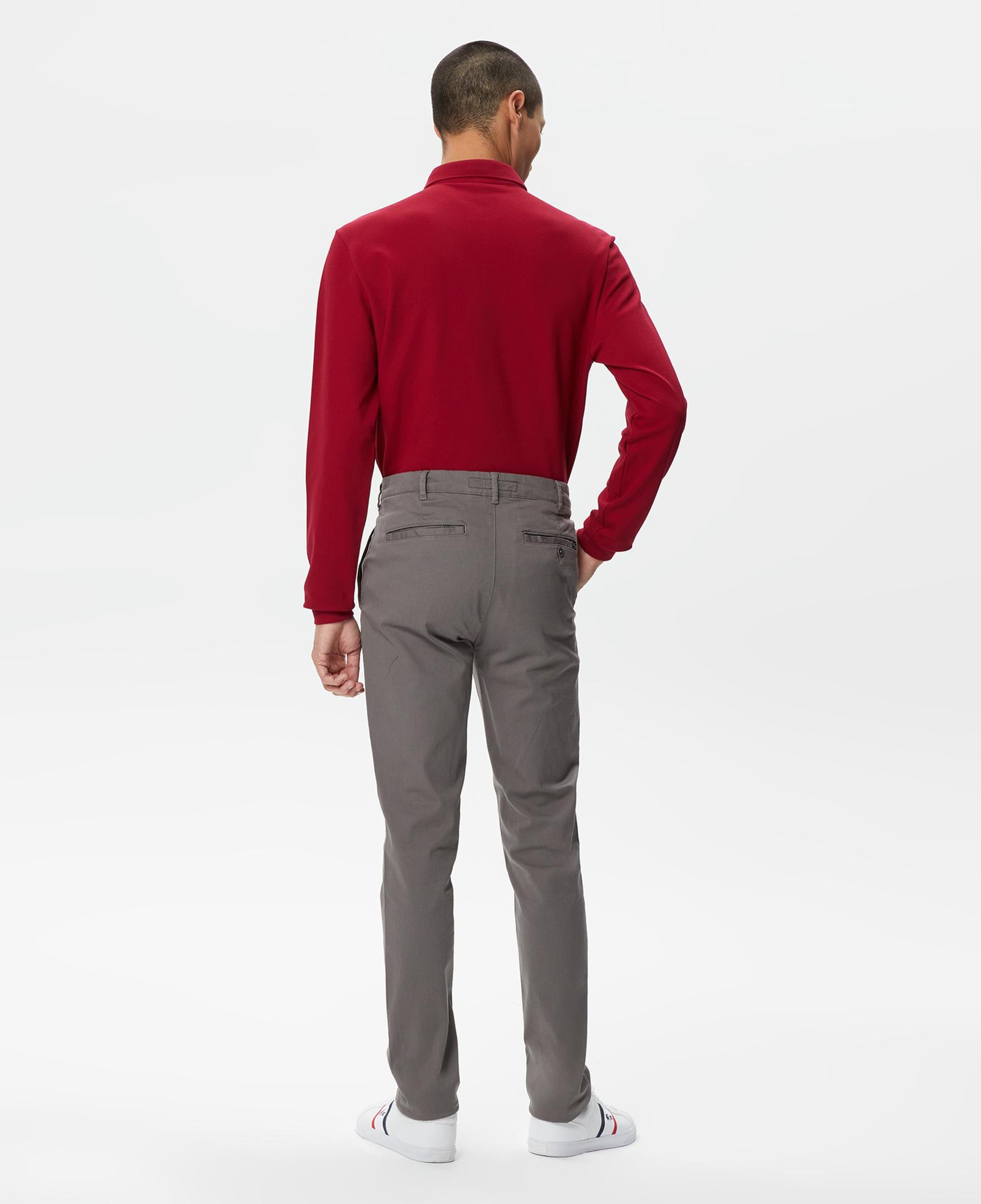 Lacoste Slim Fit Stretch Erkek Kahverengi Pantolon