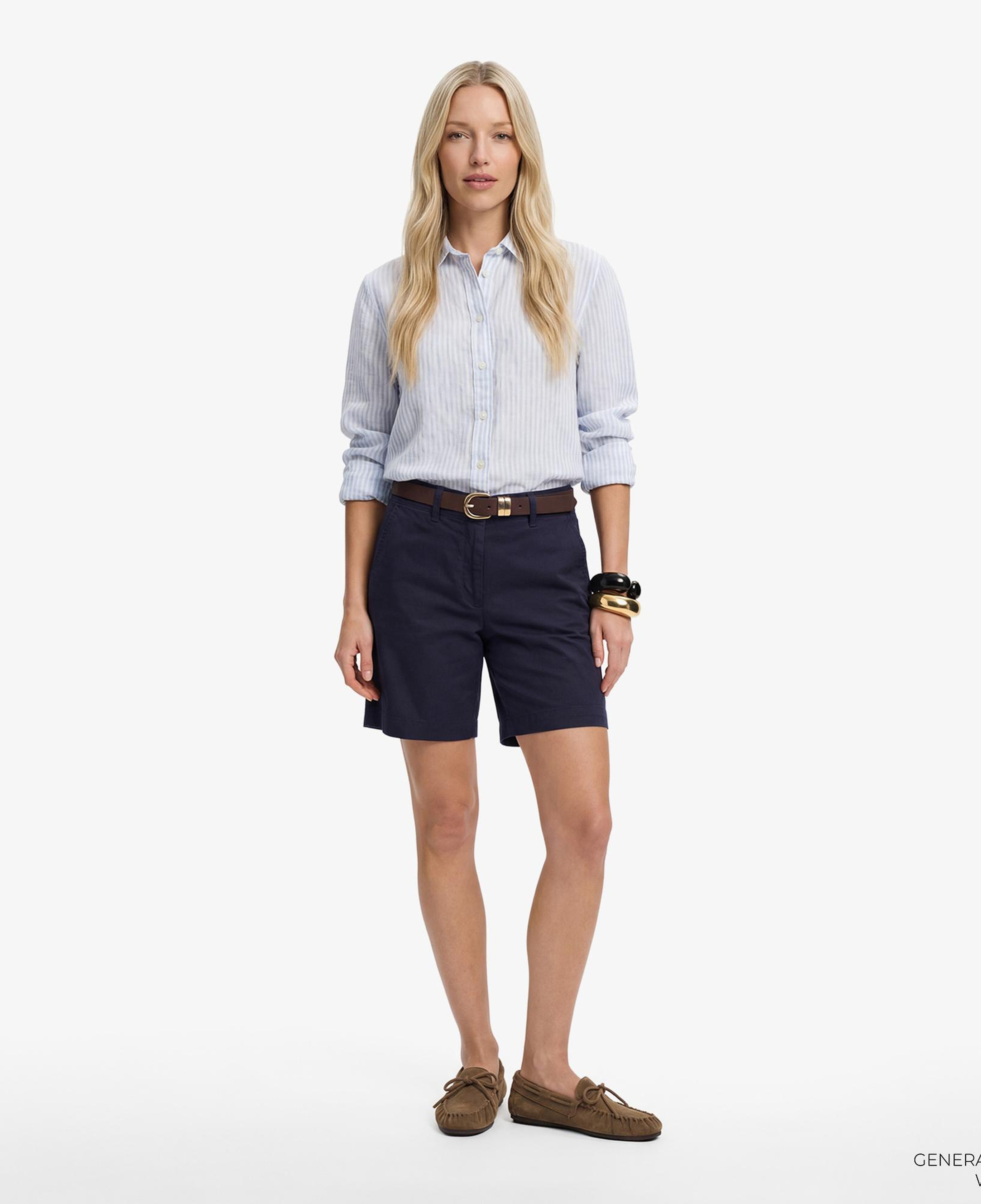 GANT Kadın Lacivert Slim Fit Şort