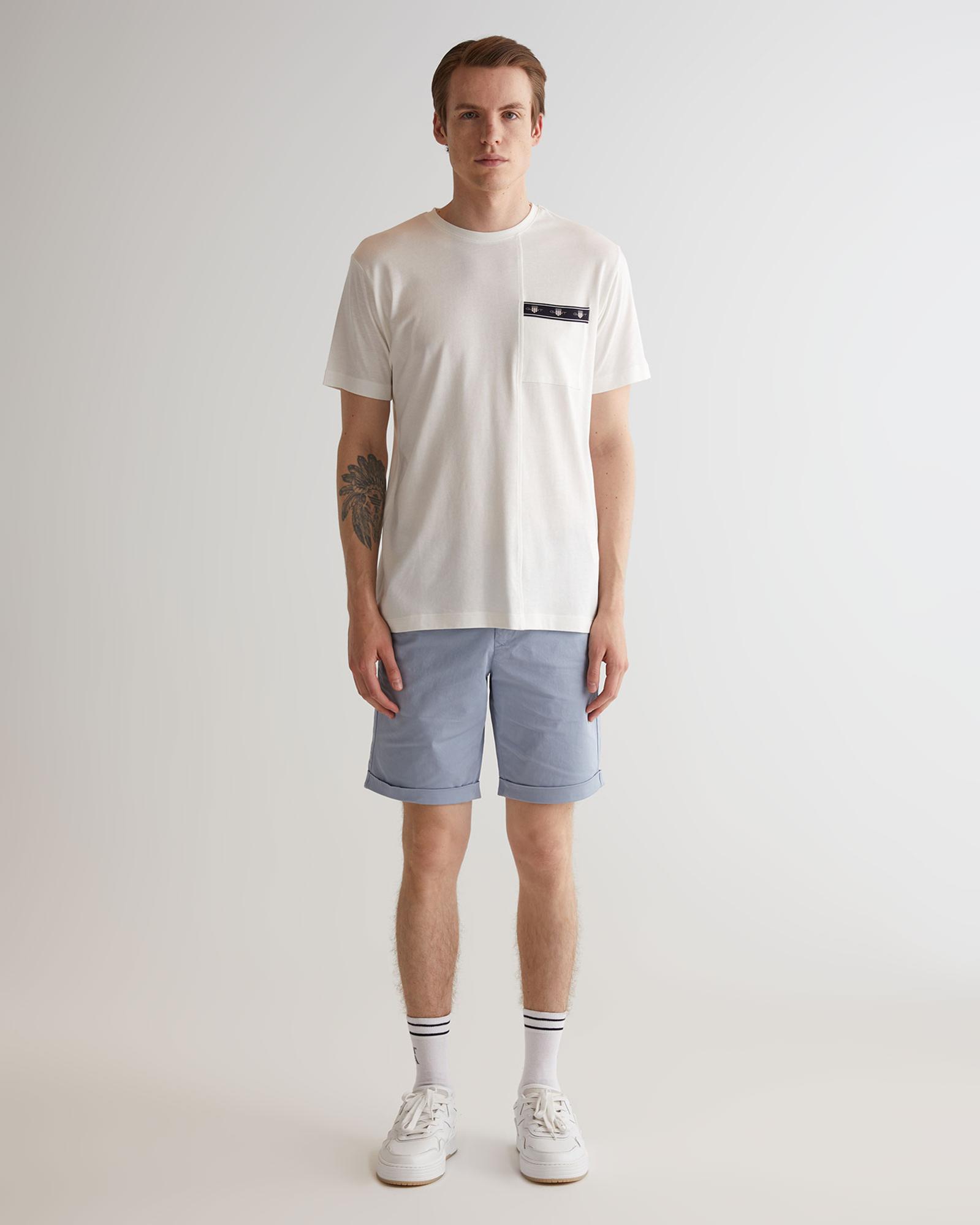 GANT Erkek Mavi Regular Fit Şort