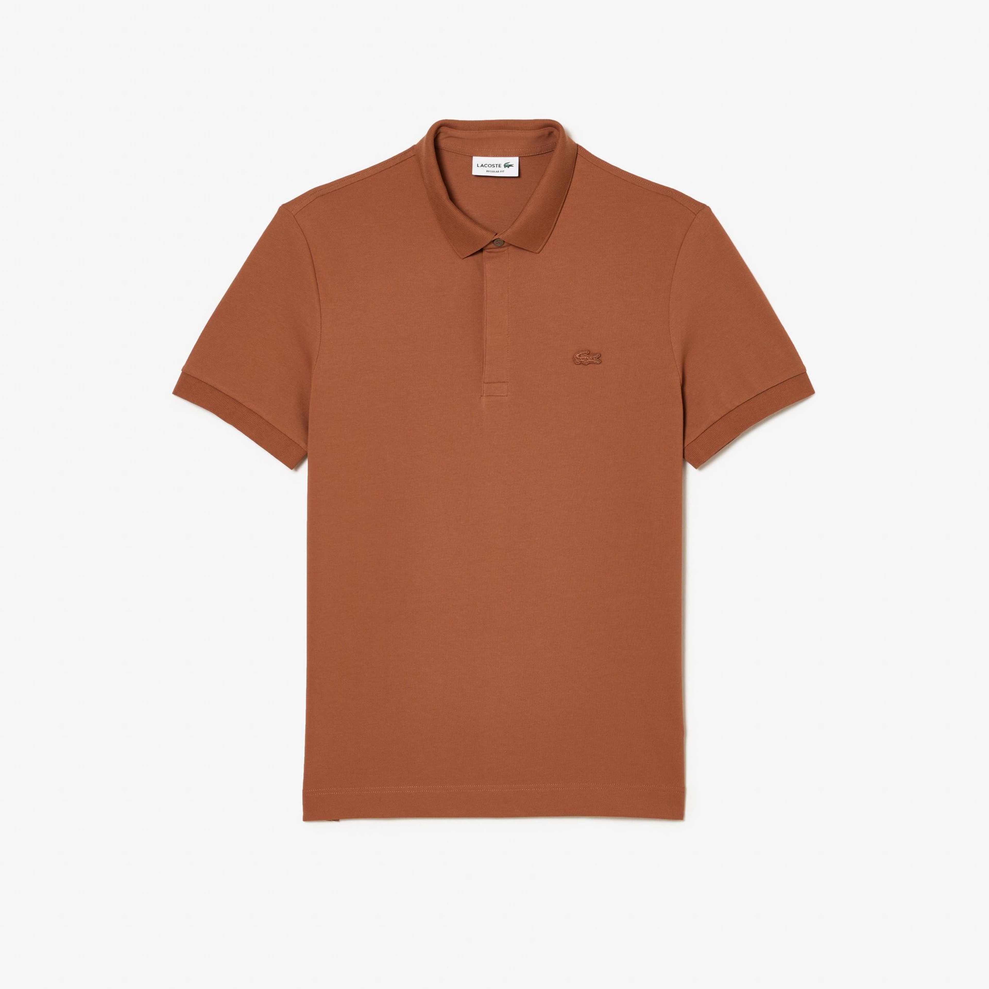 Erkek Regular Fit Kahverengi Paris Polo