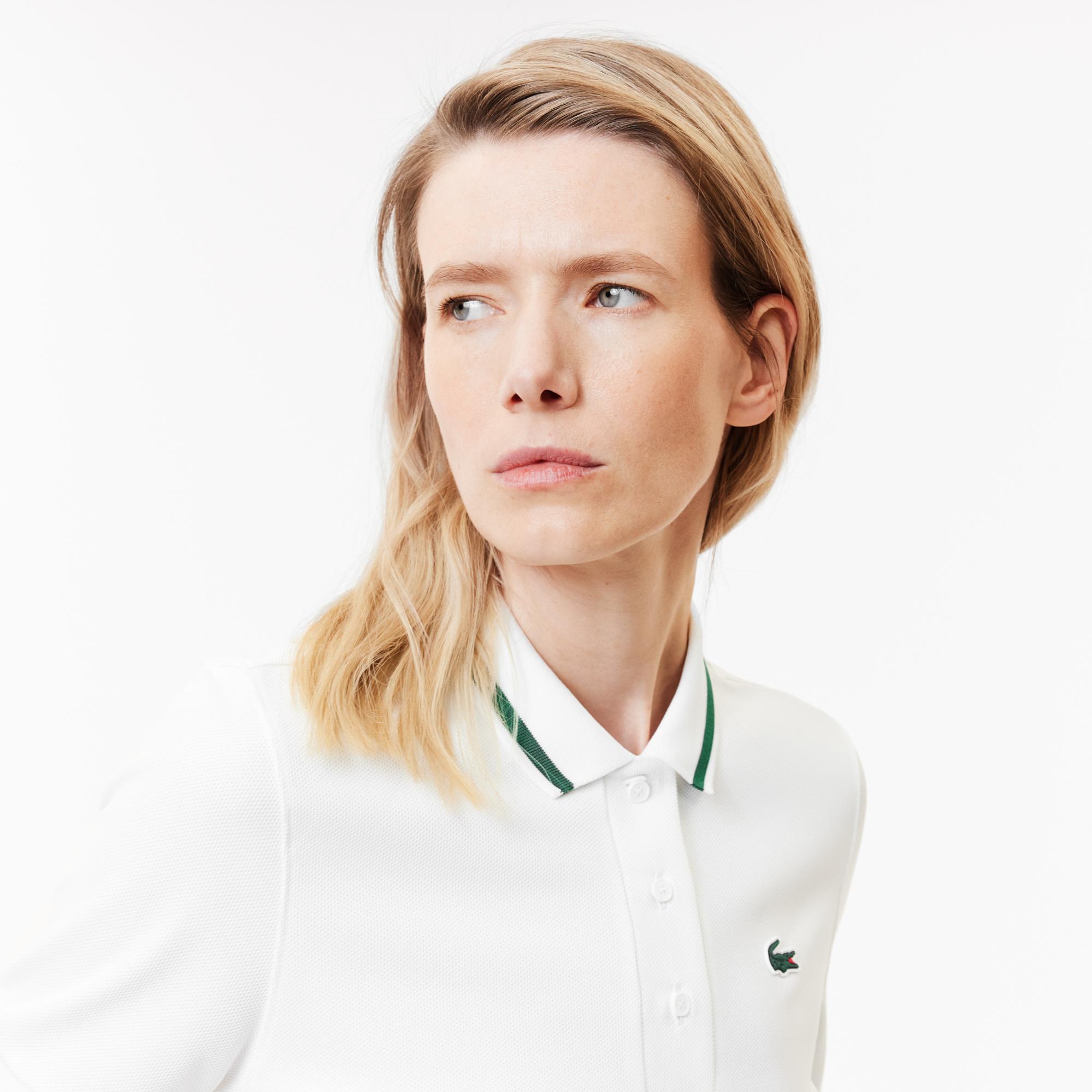 Kadın Regular Fit Beyaz Polo