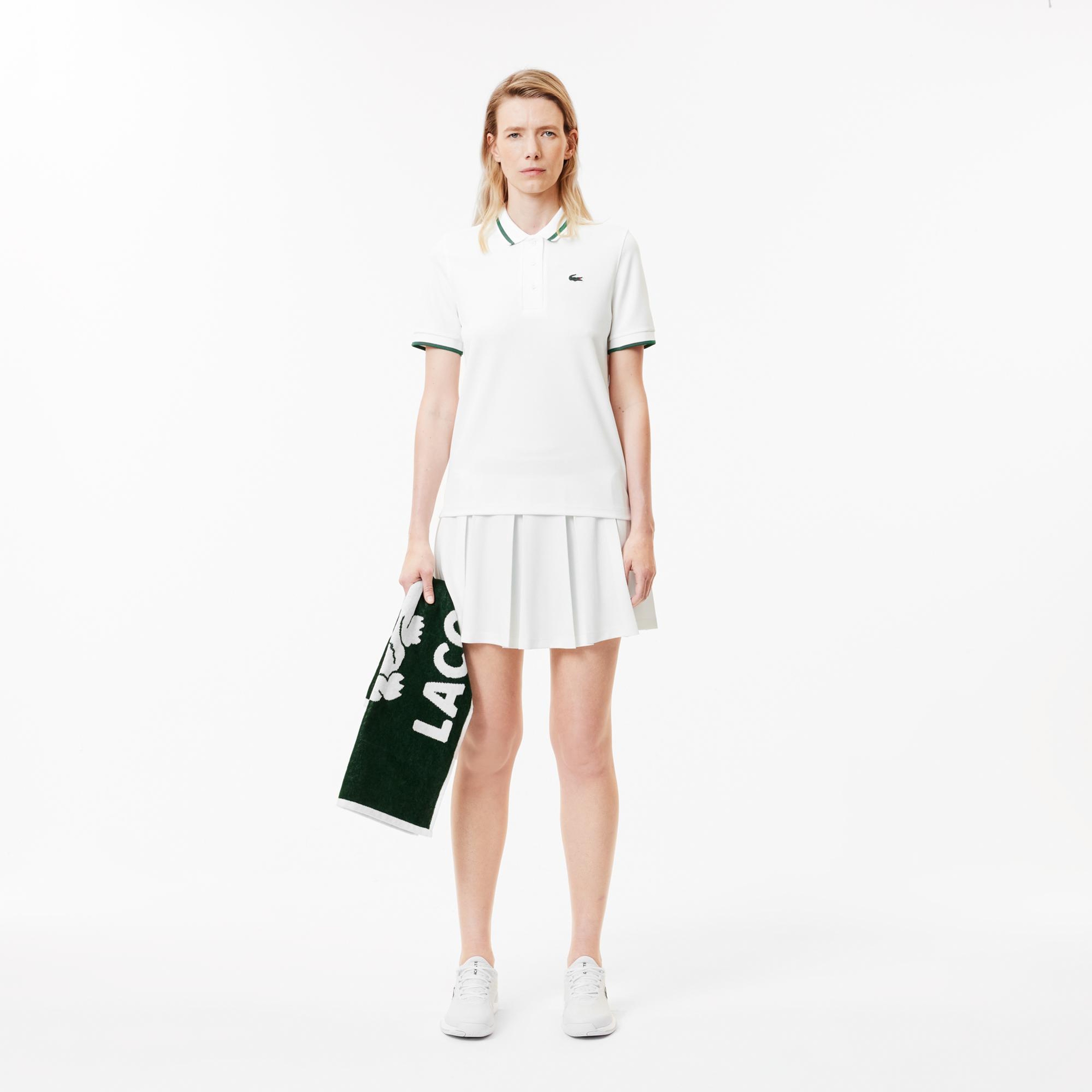 Kadın Regular Fit Beyaz Polo