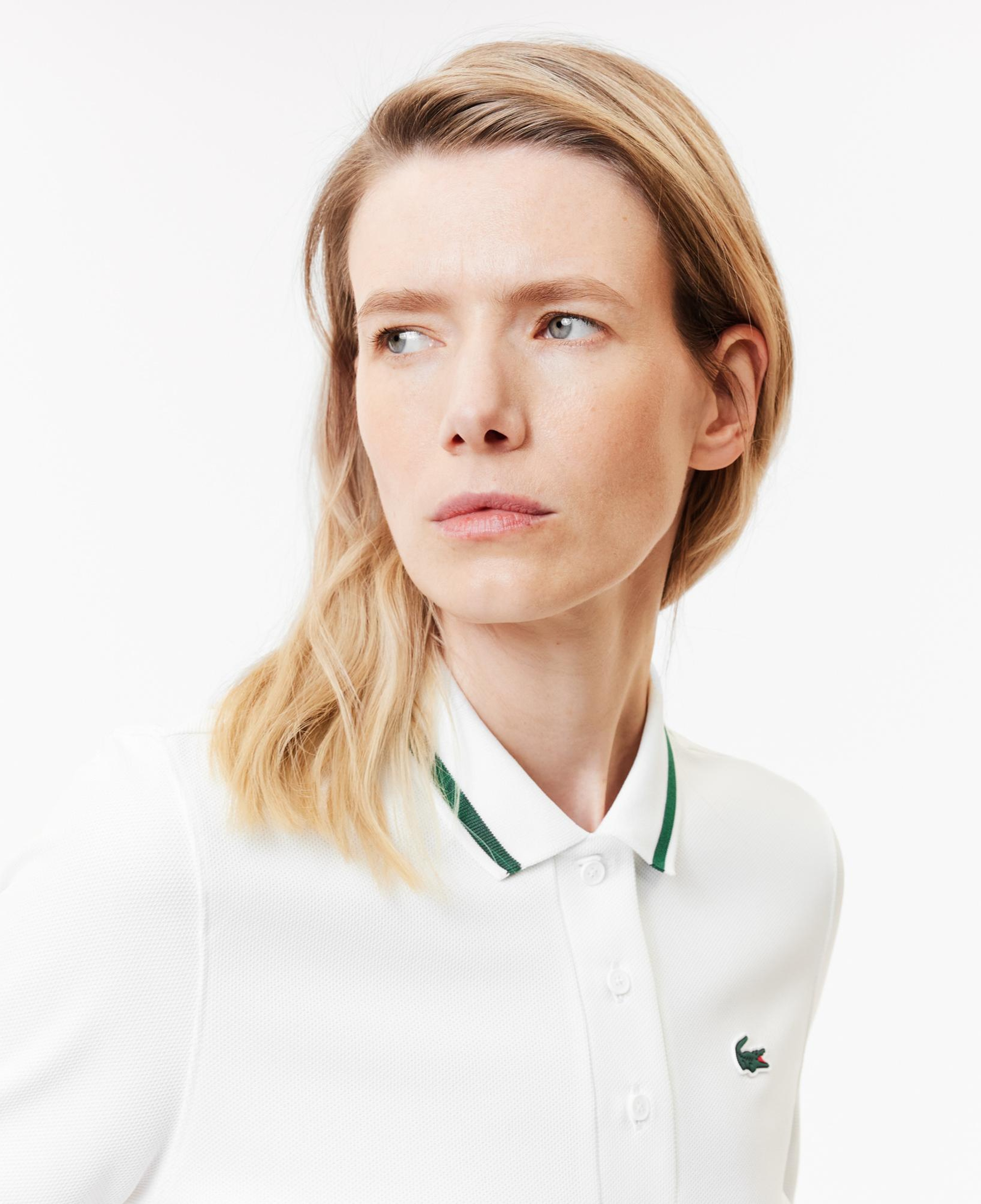 Kadın Regular Fit Beyaz Polo