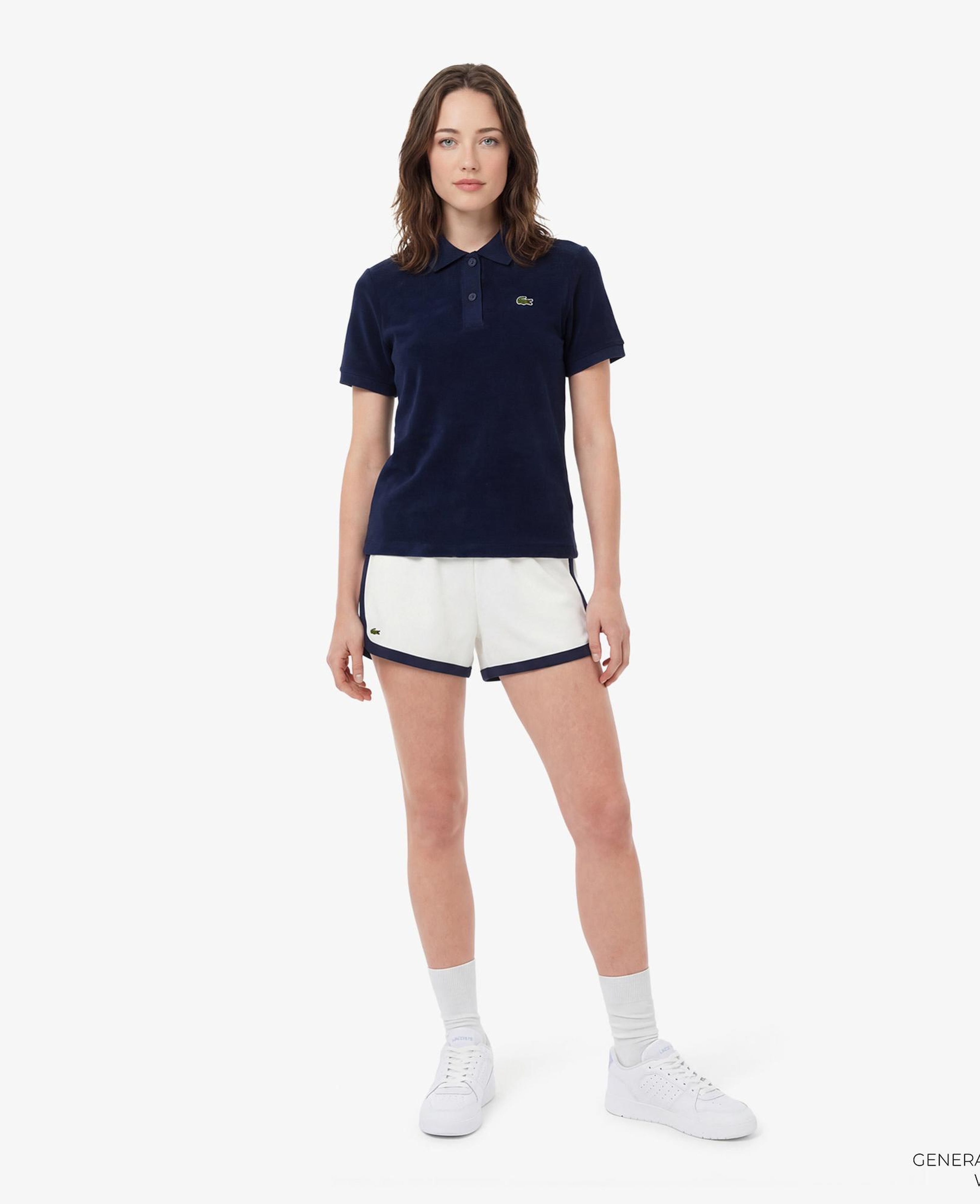 Kadın Slim Fit Lacivert Polo