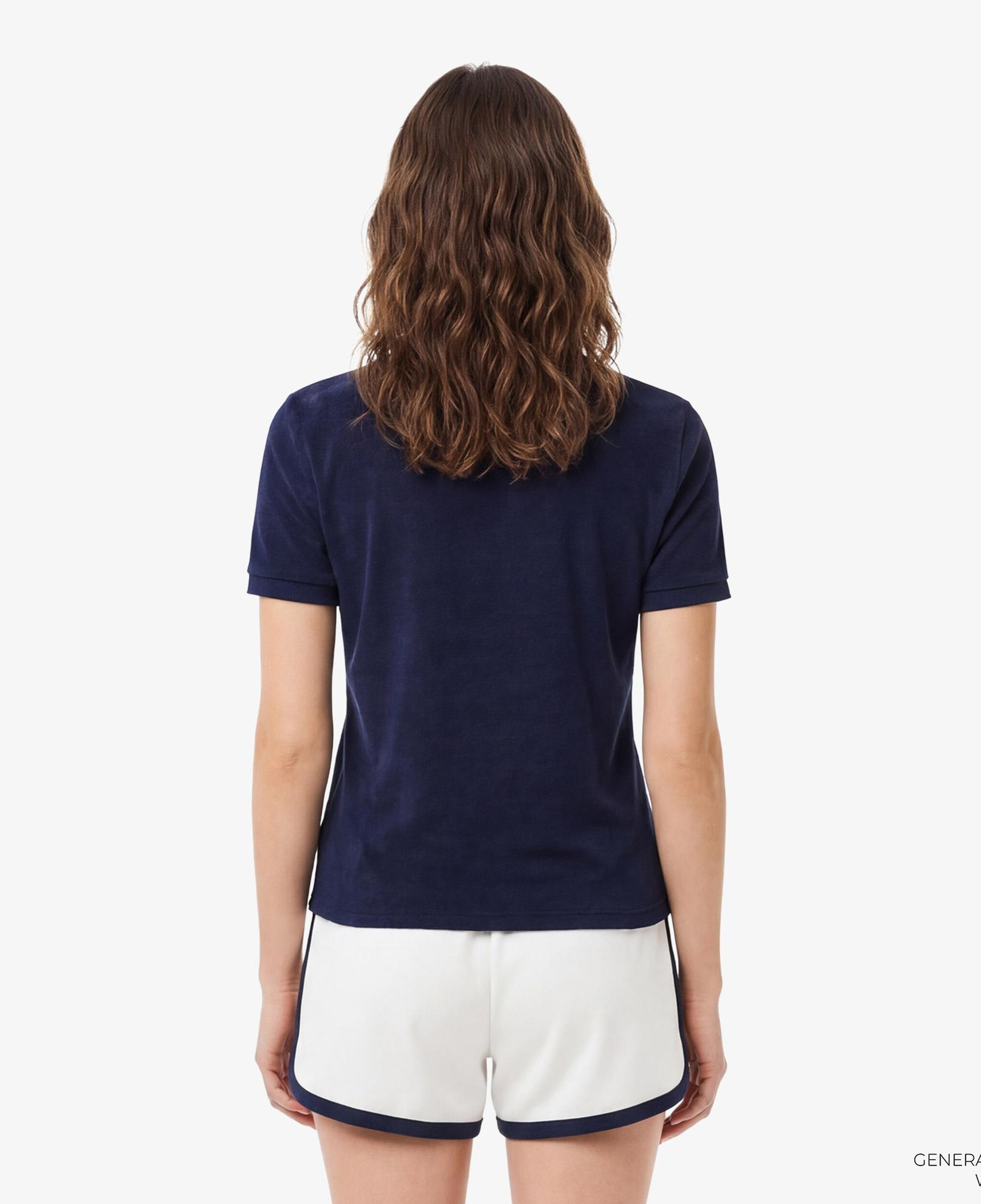 Kadın Slim Fit Lacivert Polo