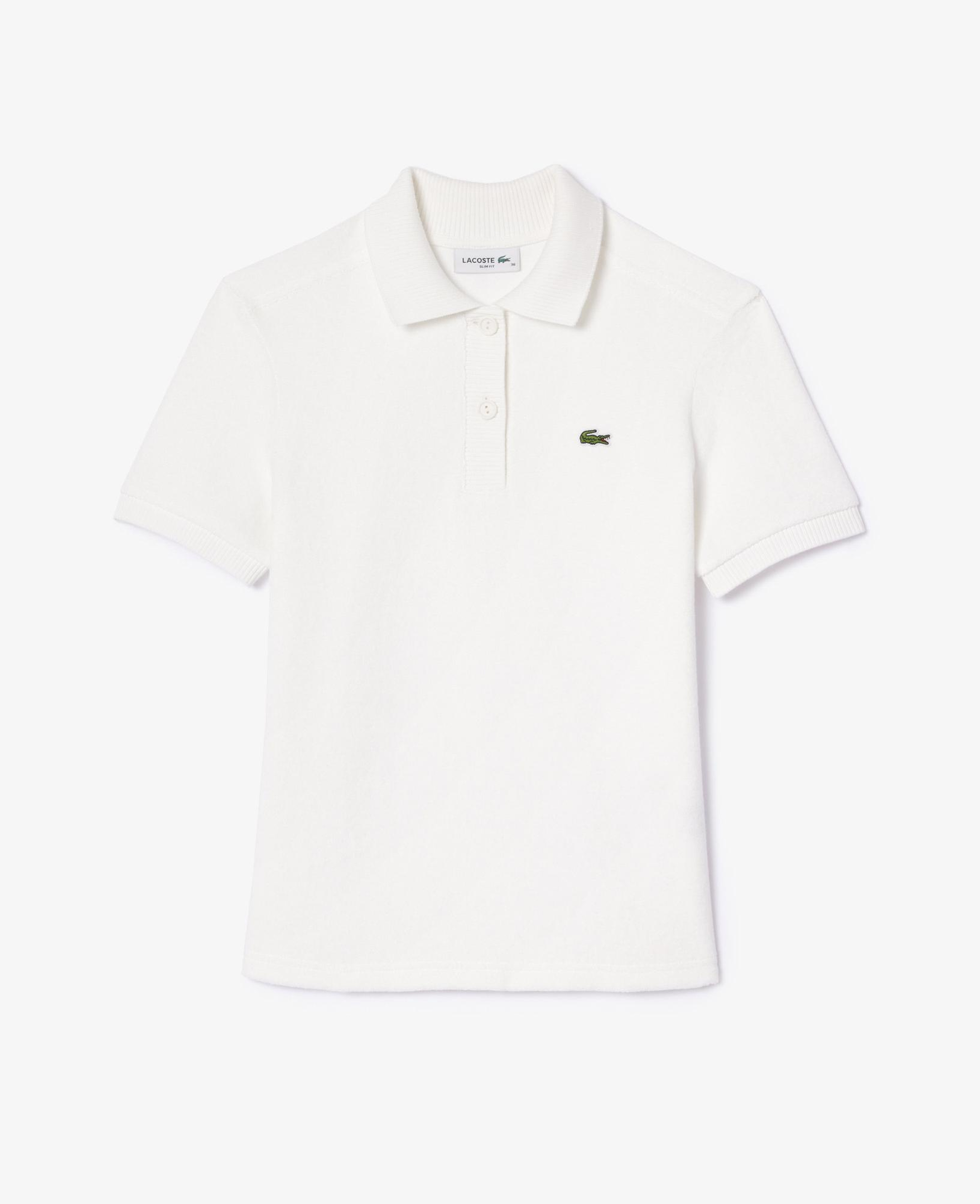 Kadın Slim Fit Beyaz Polo