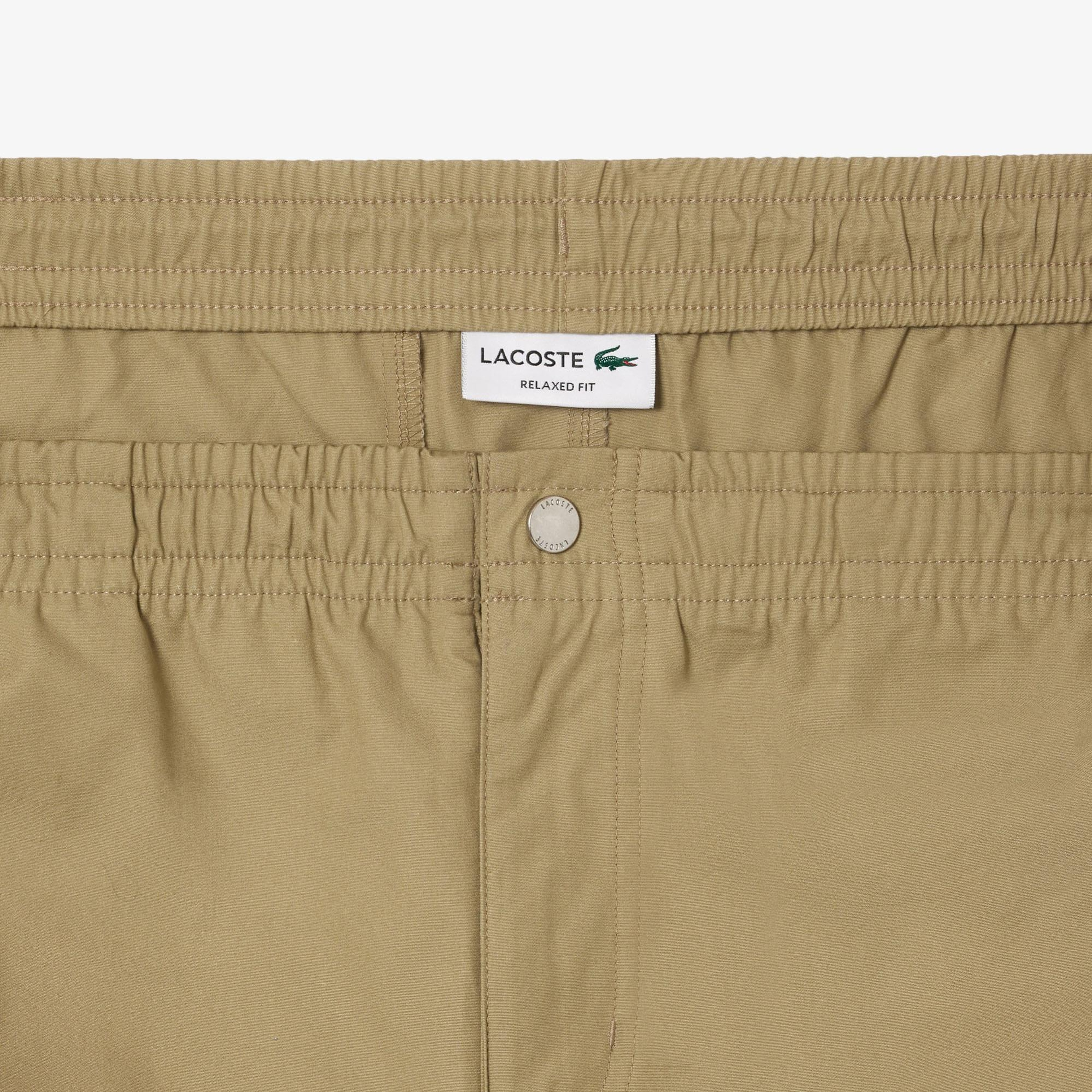 Erkek Relaxed Fit Bej Şort