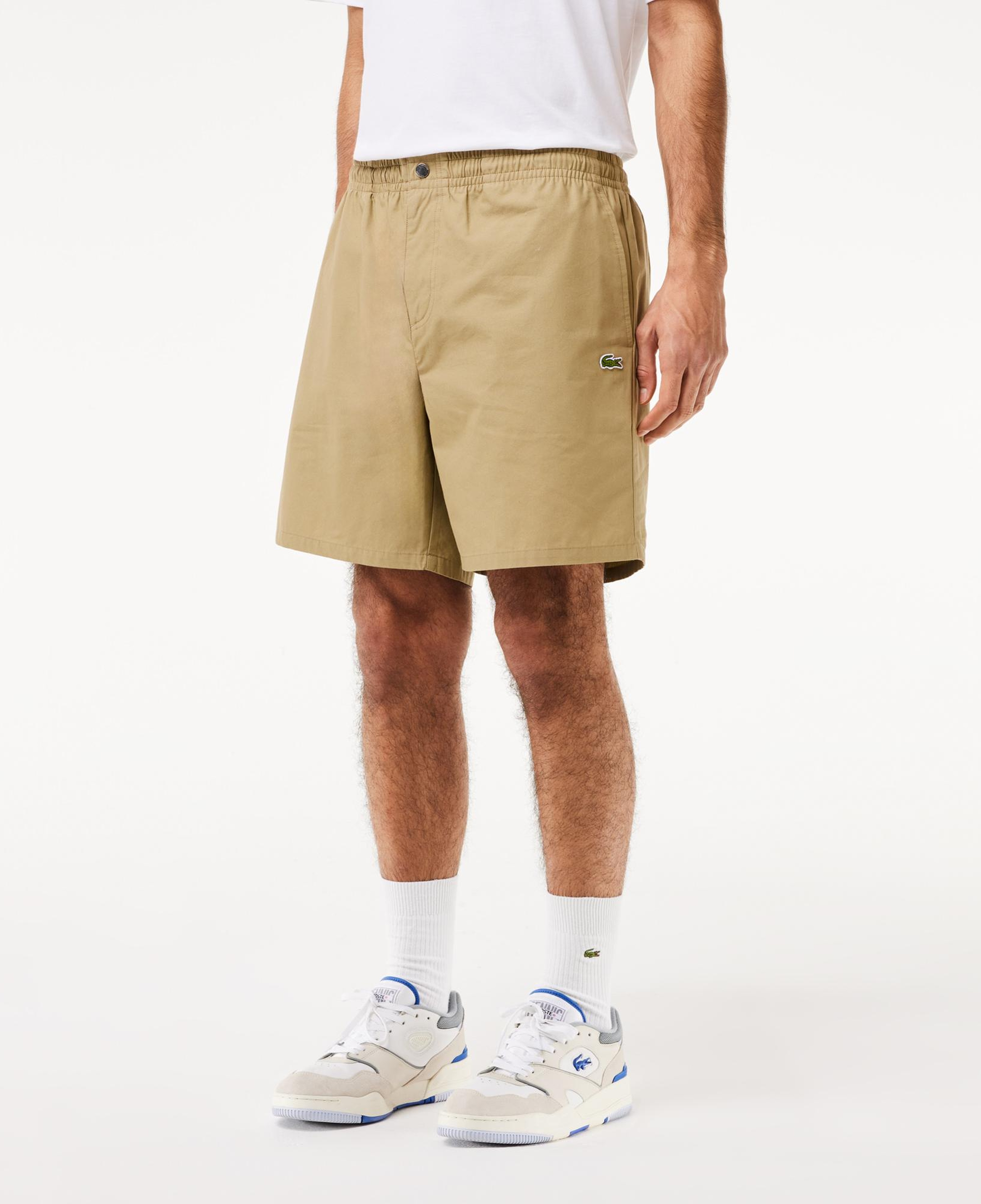 Erkek Relaxed Fit Bej Şort