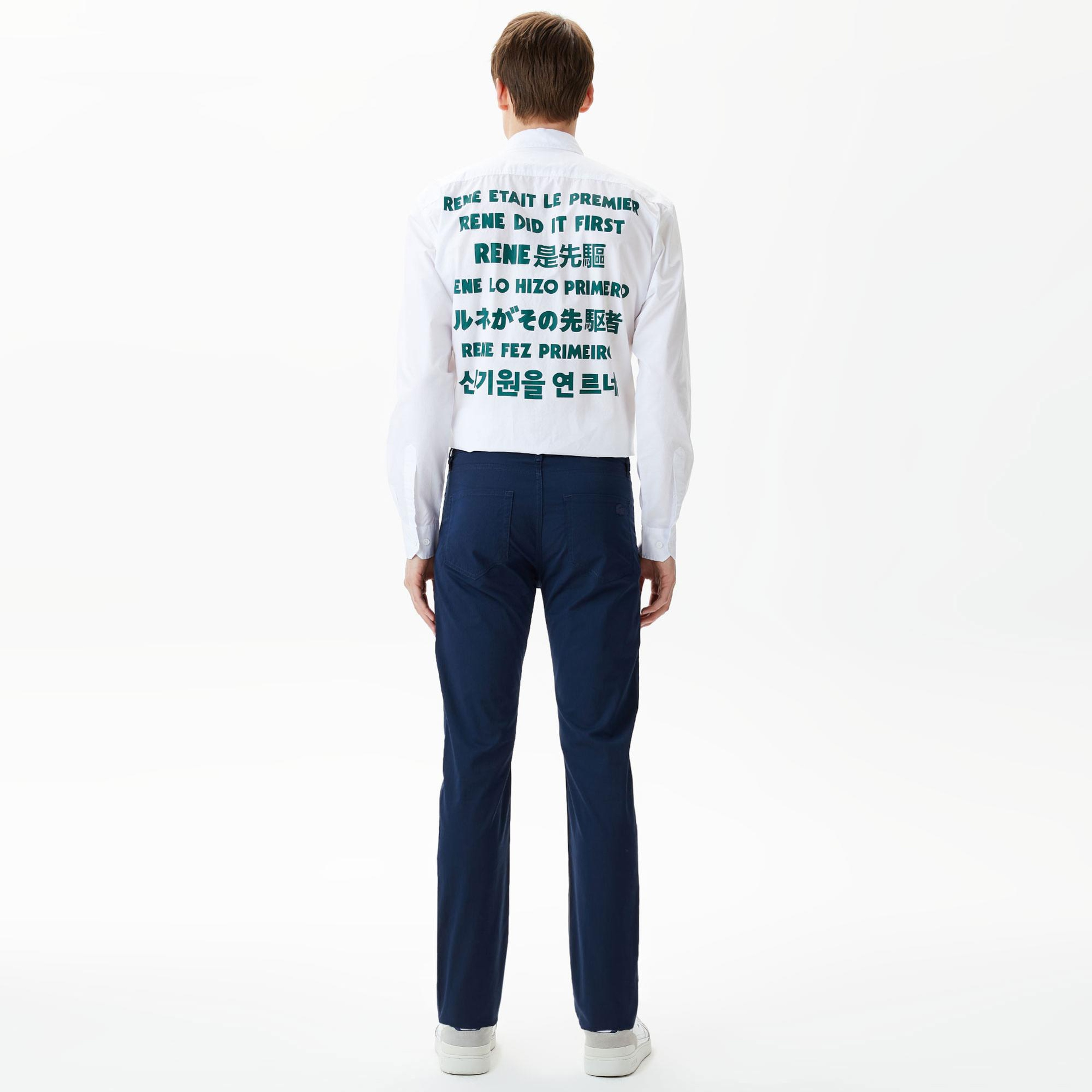 Erkek Slim Fit Lacivert Pantolon