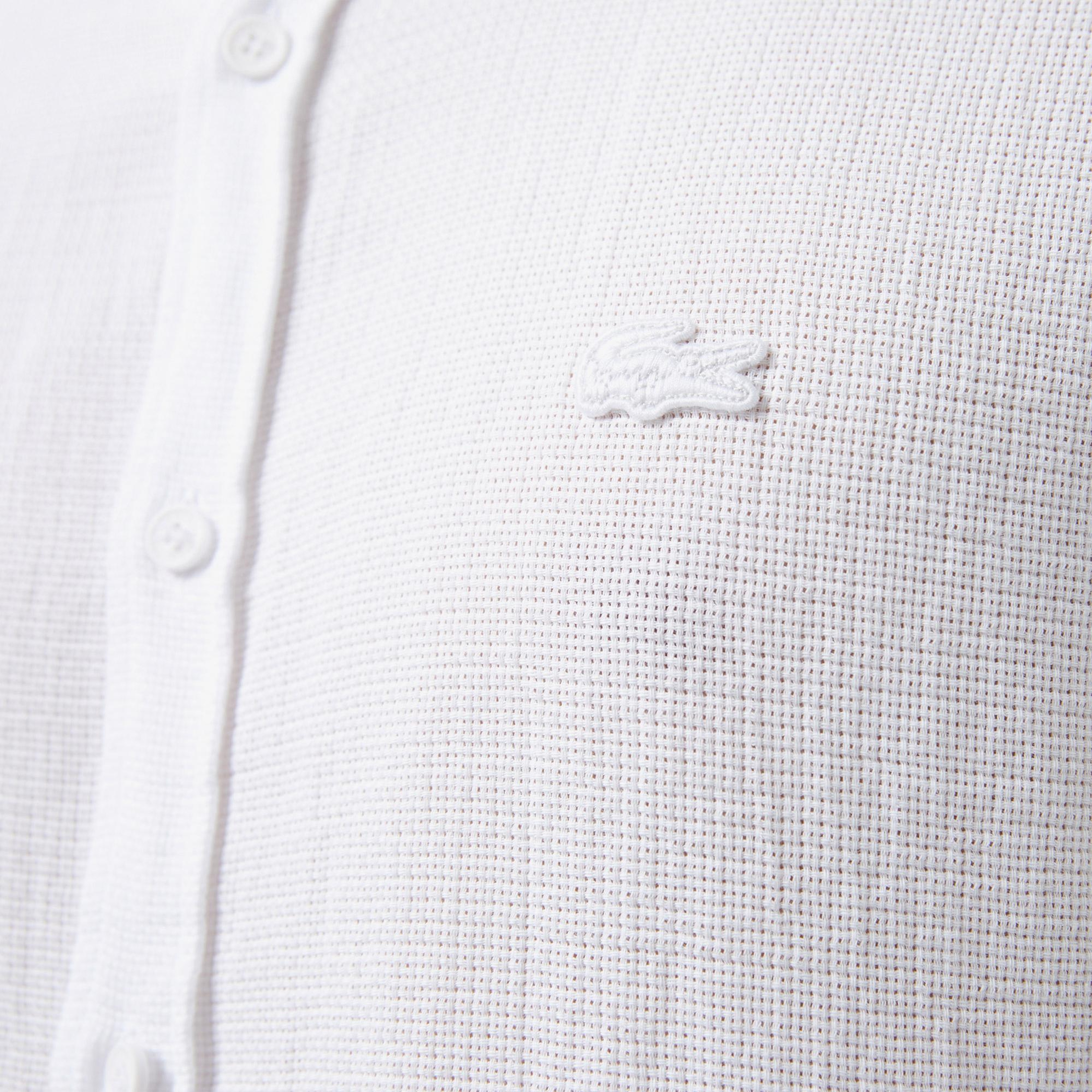 Erkek Regular Fit Beyaz Gömlek