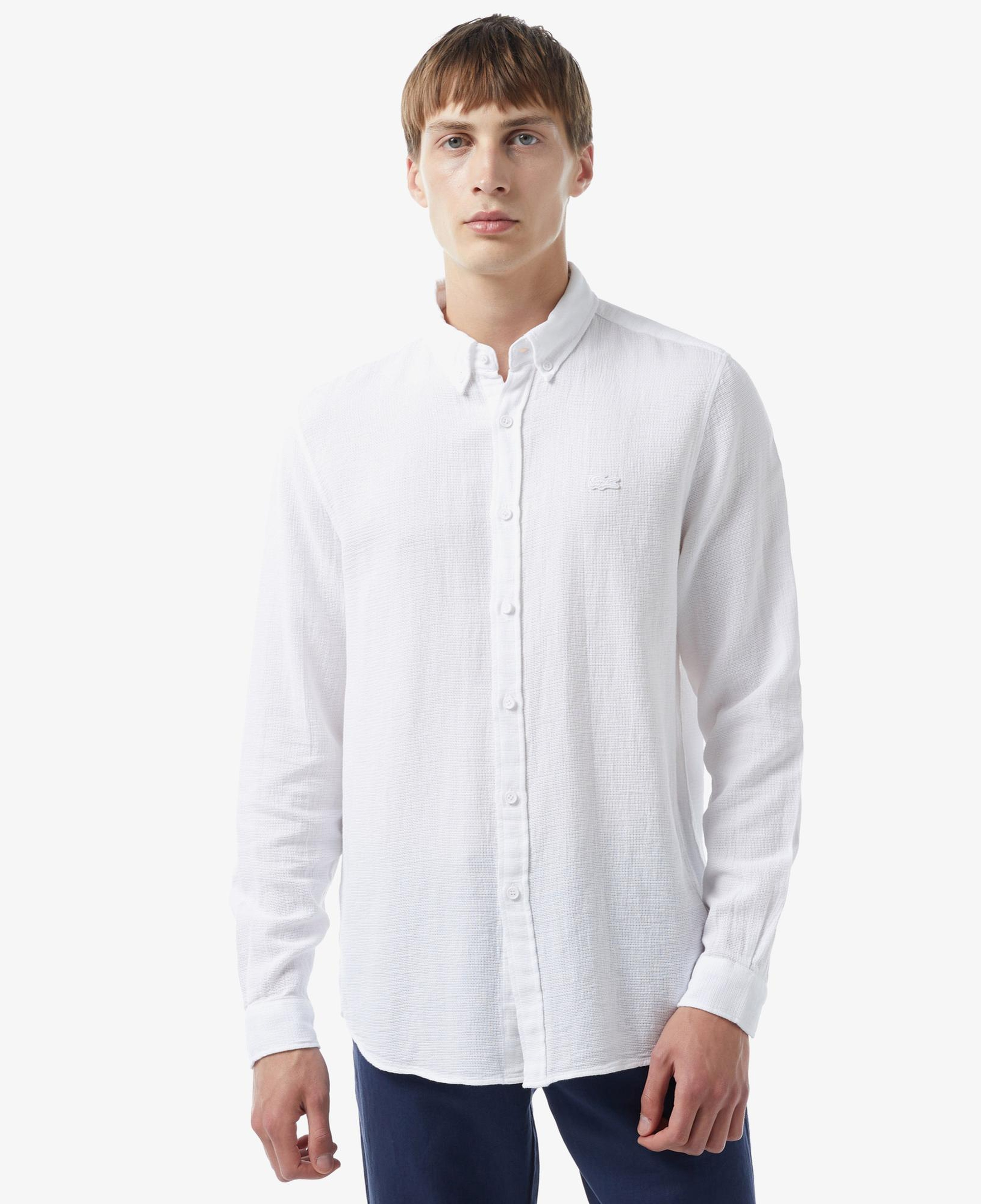 Erkek Regular Fit Beyaz Gömlek