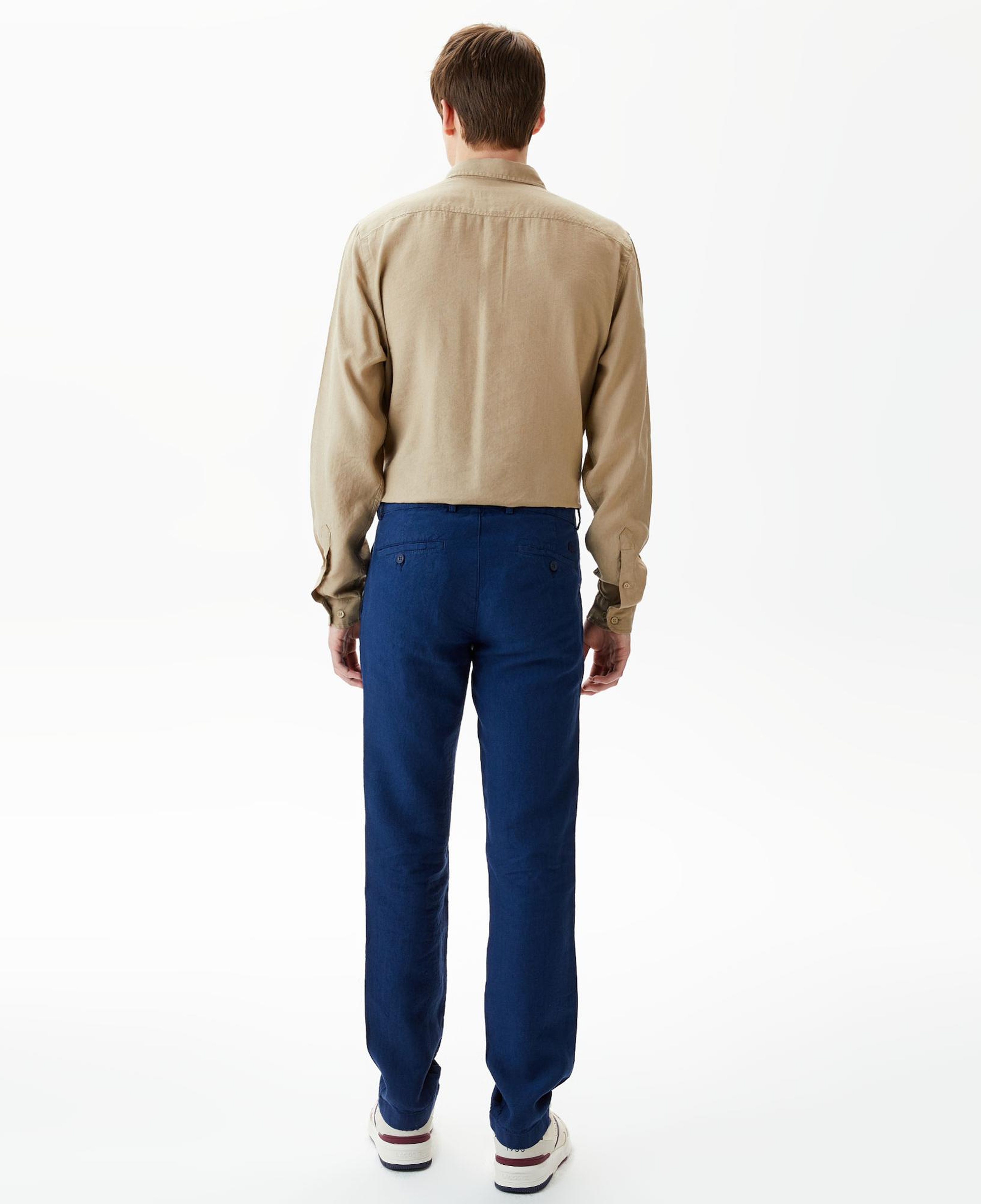 Erkek Slim Fit Chino Lacivert Pantolon