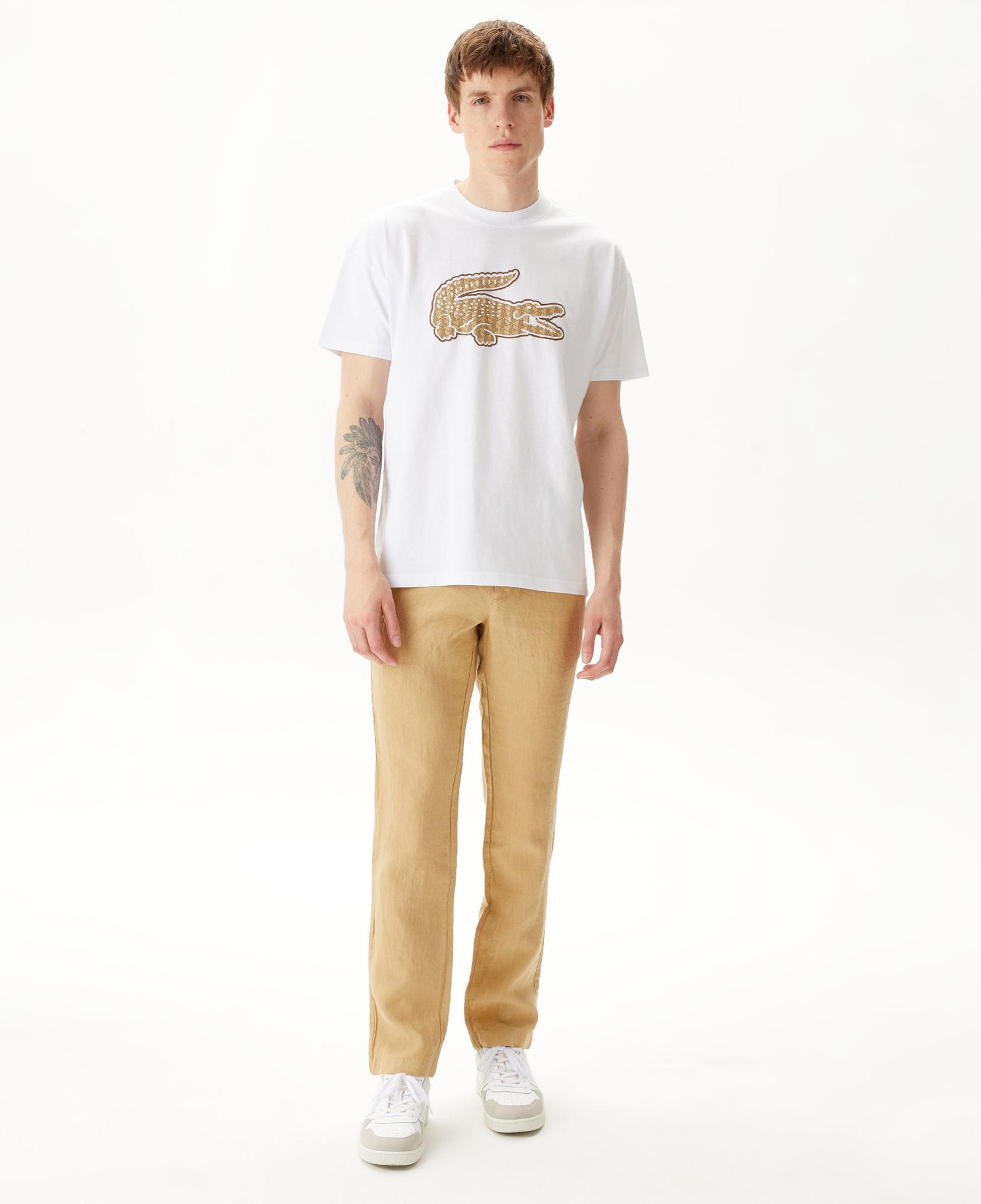 Erkek Slim Fit Chino Bej Pantolon