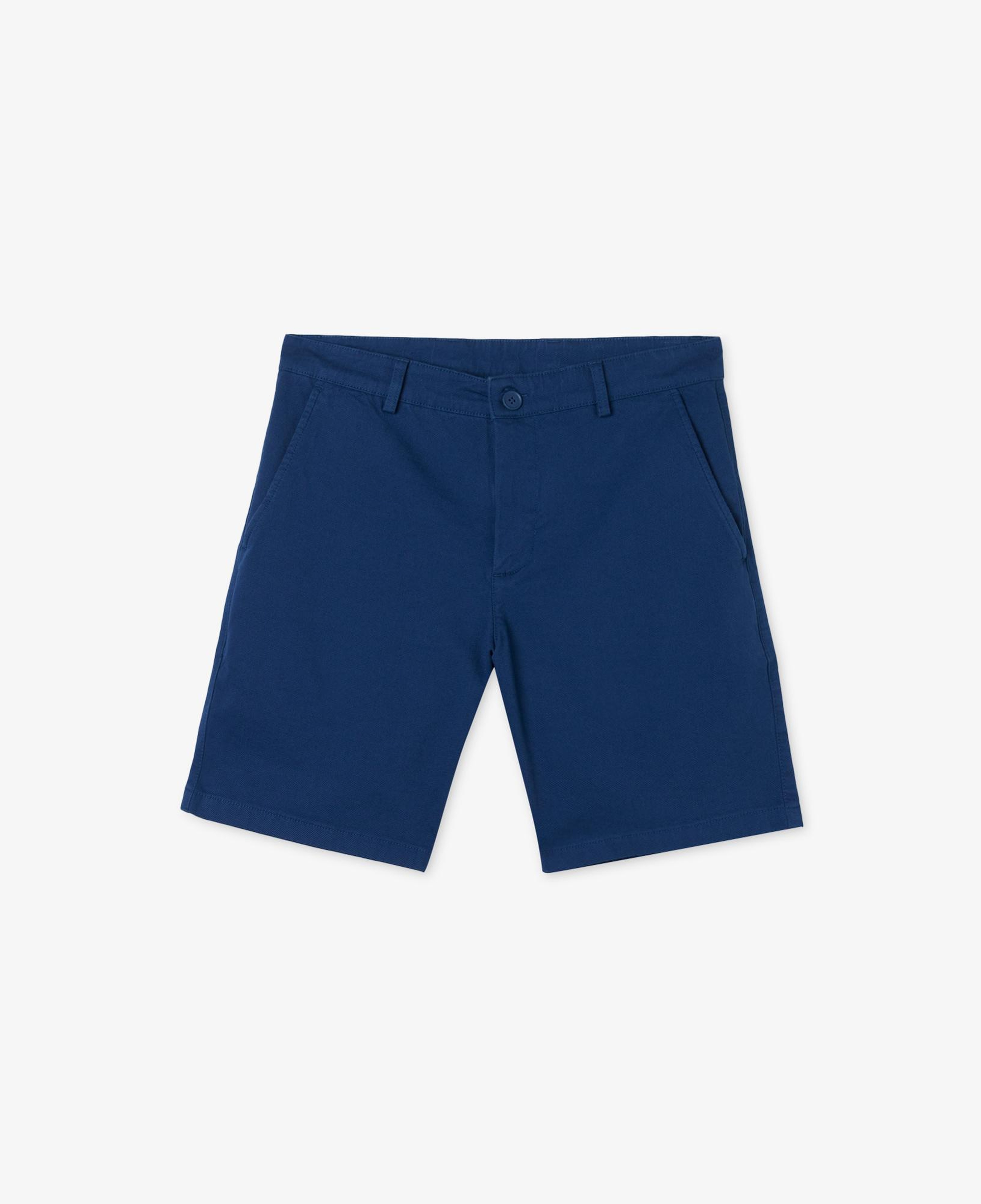 Erkek Slim Fit Lacivert Bermuda