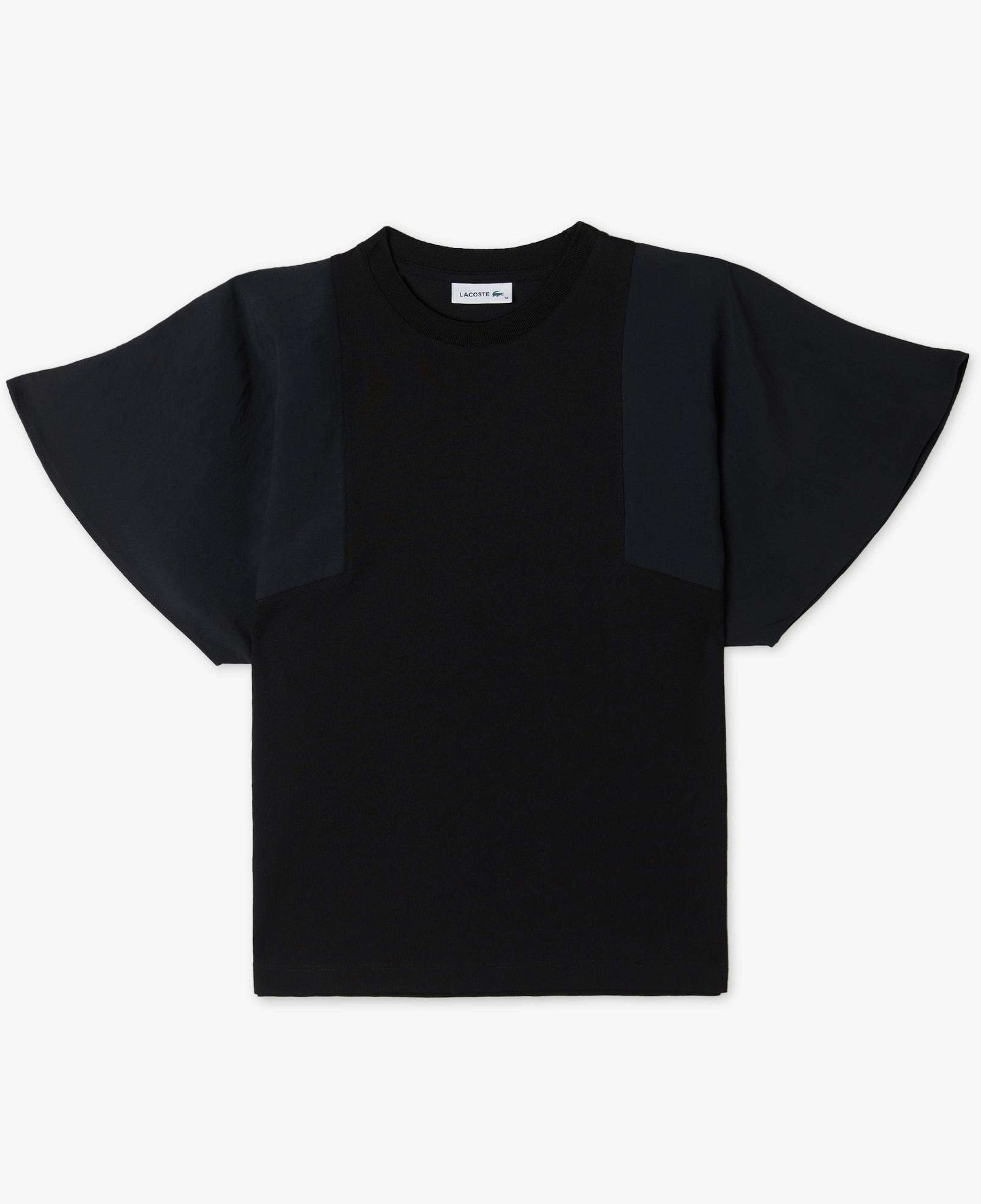 Kadın Loose Fit Bisiklet Yaka Siyah T-Shirt