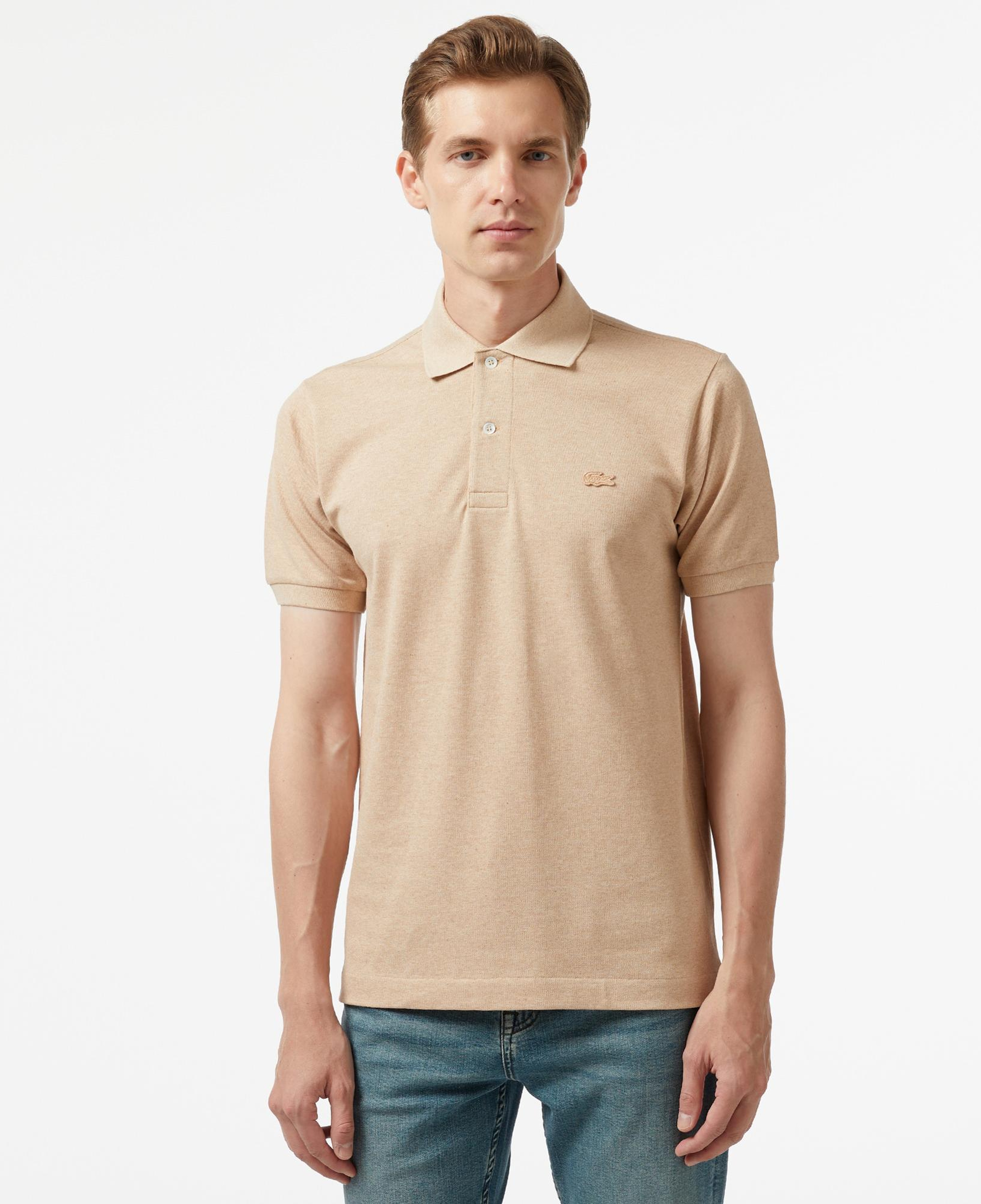 Erkek Classic Fit Bej Polo