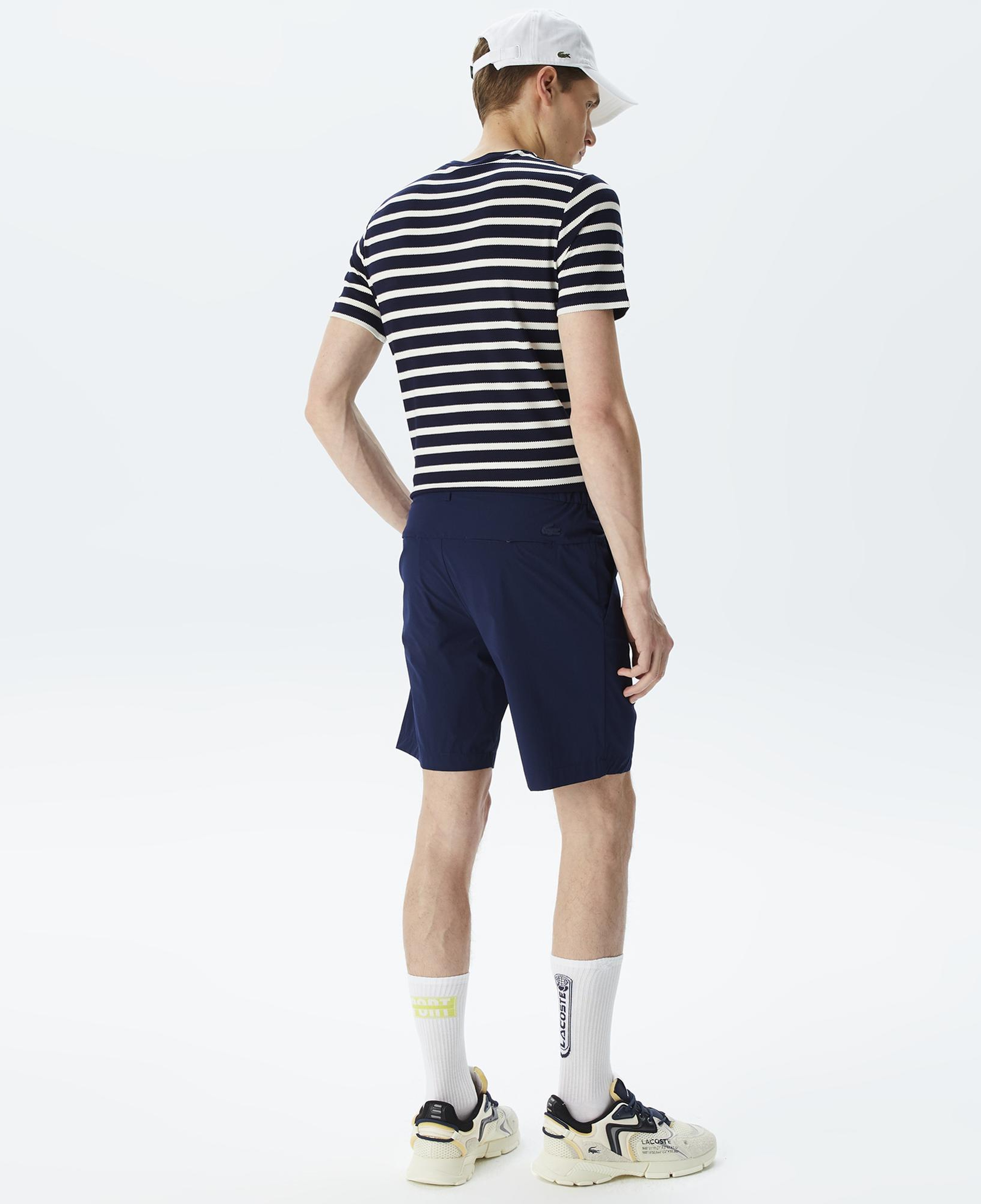 Erkek Slim Fit Lacivert Bermuda