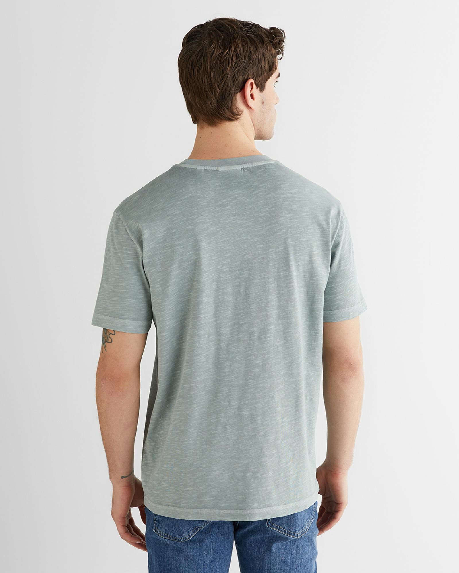 GANT Erkek Yeşil Baskılı Kısa Kollu T-Shirt