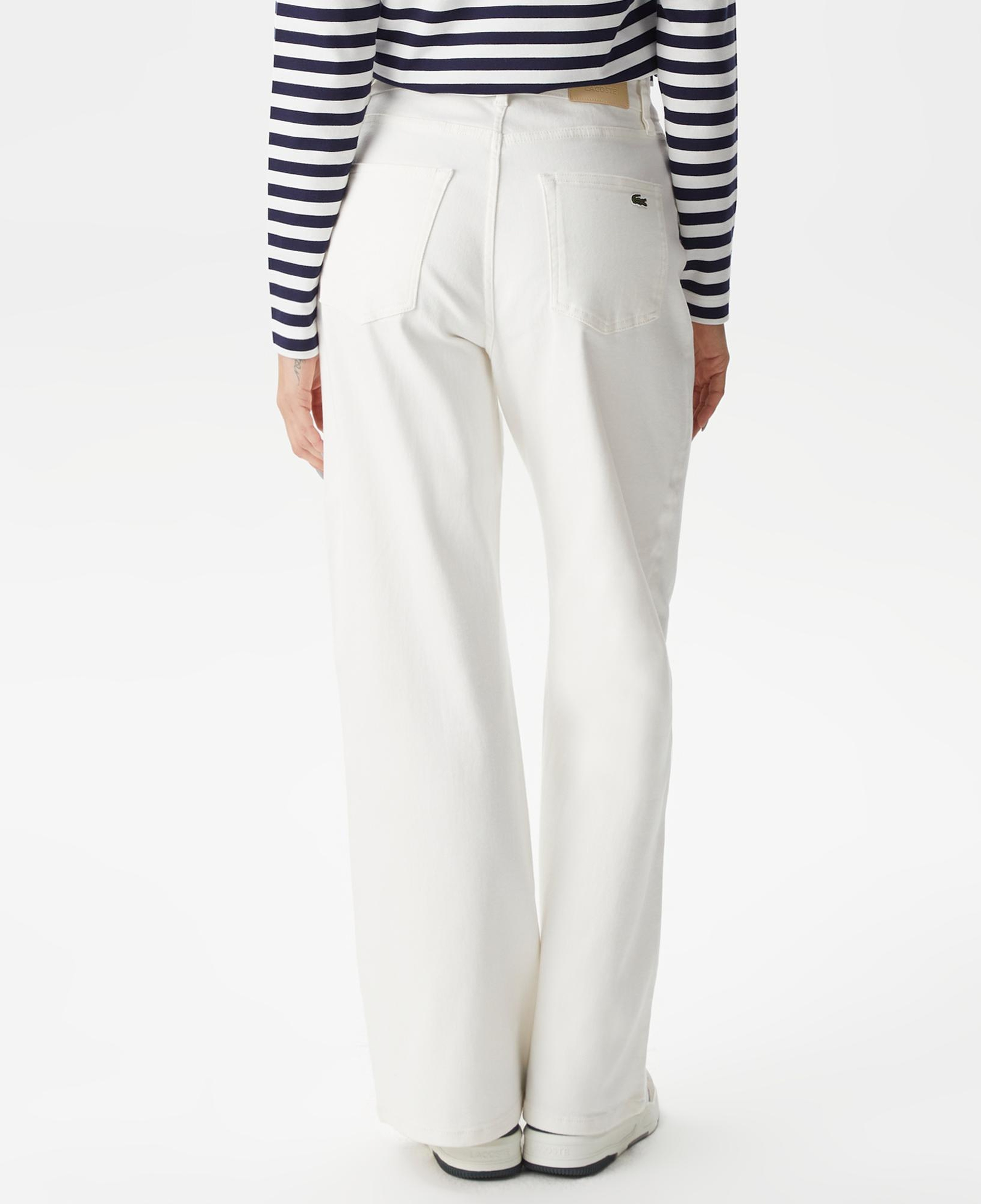 Kadın Loose Fit Beyaz Jean Pantolon