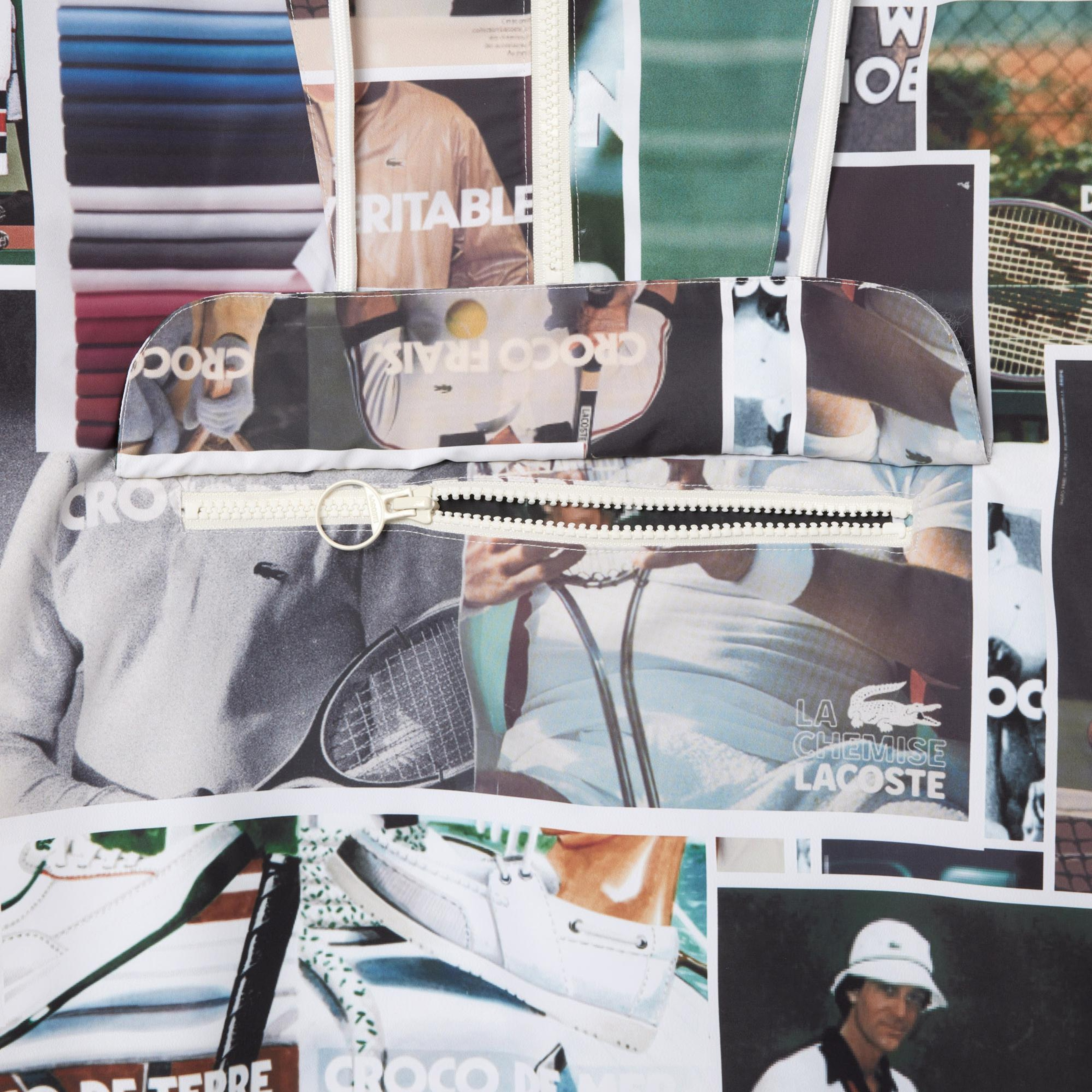 Unisex Kapüşonlu Baskılı Renkli Mont